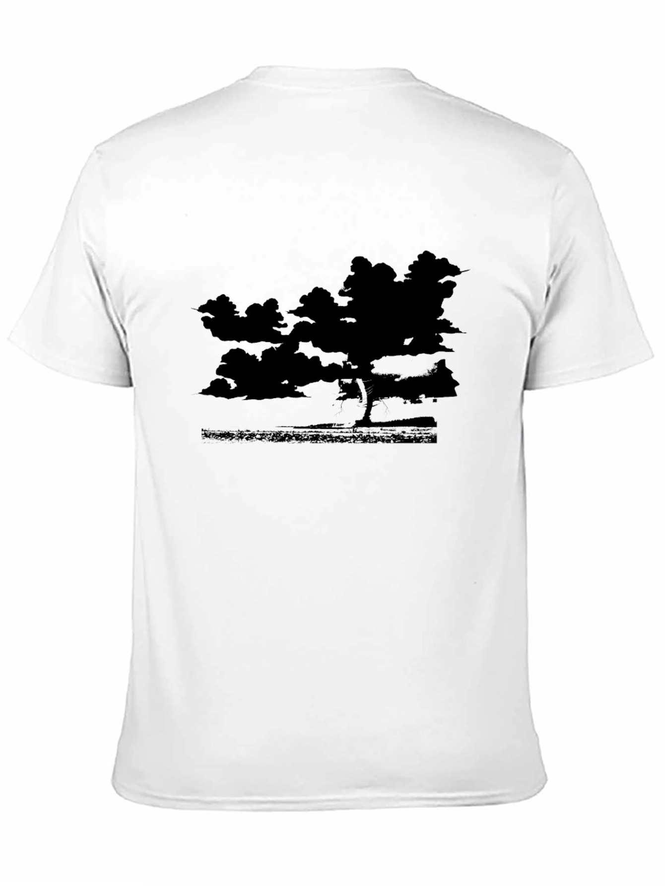 Black Silhouette Landscape T-Shirt