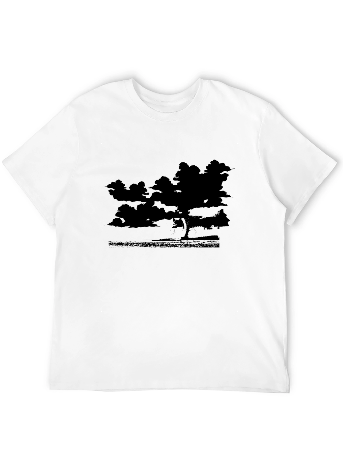 Black Silhouette Landscape T-Shirt