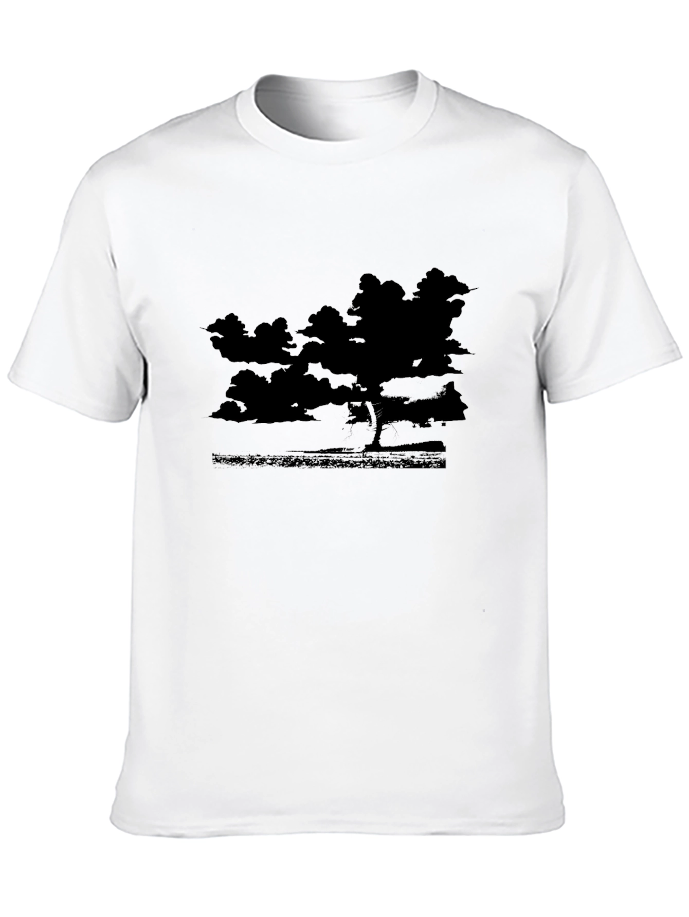 Black Silhouette Landscape T-Shirt