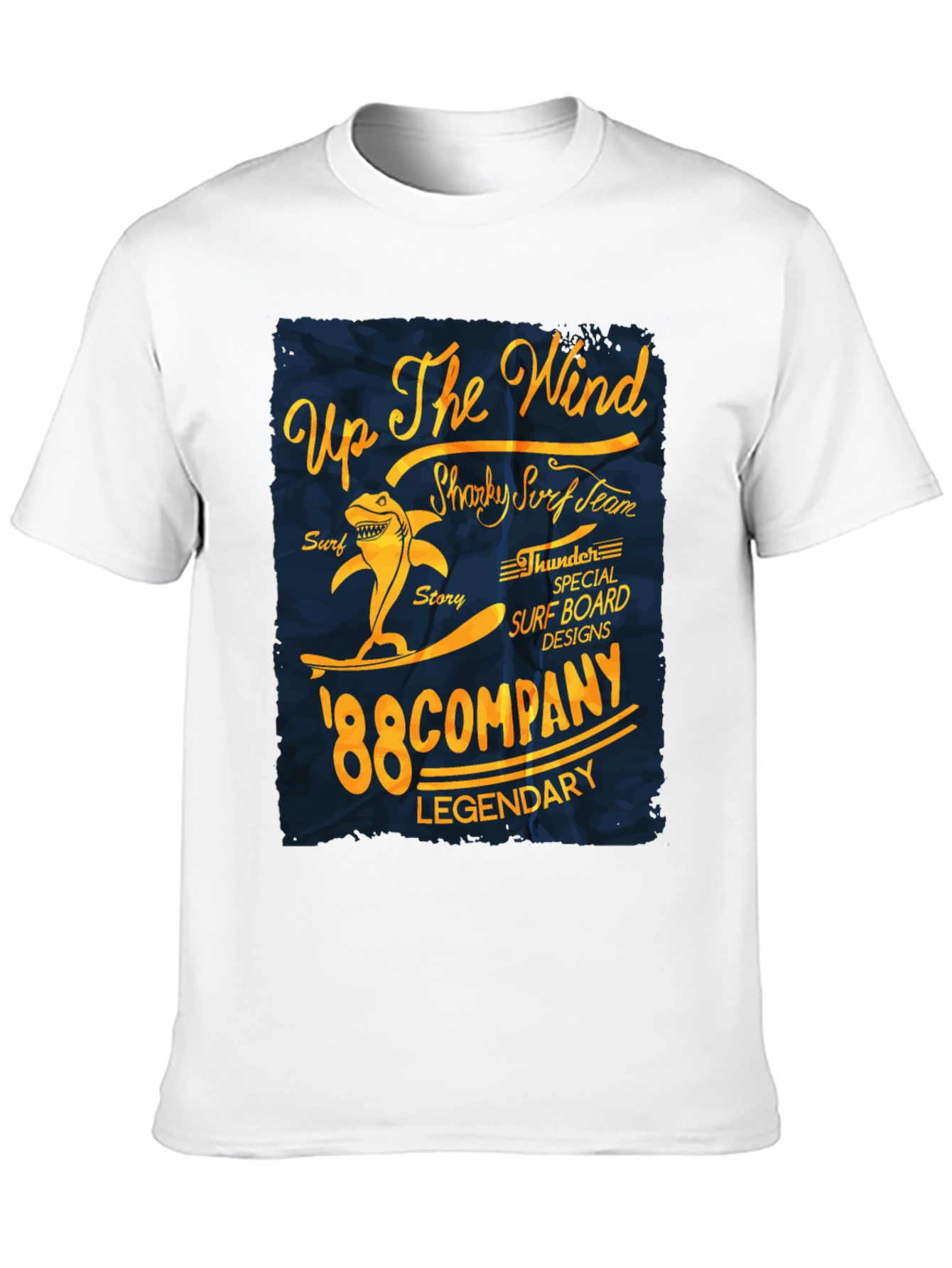 Shark Surf Team Black T-Shirt