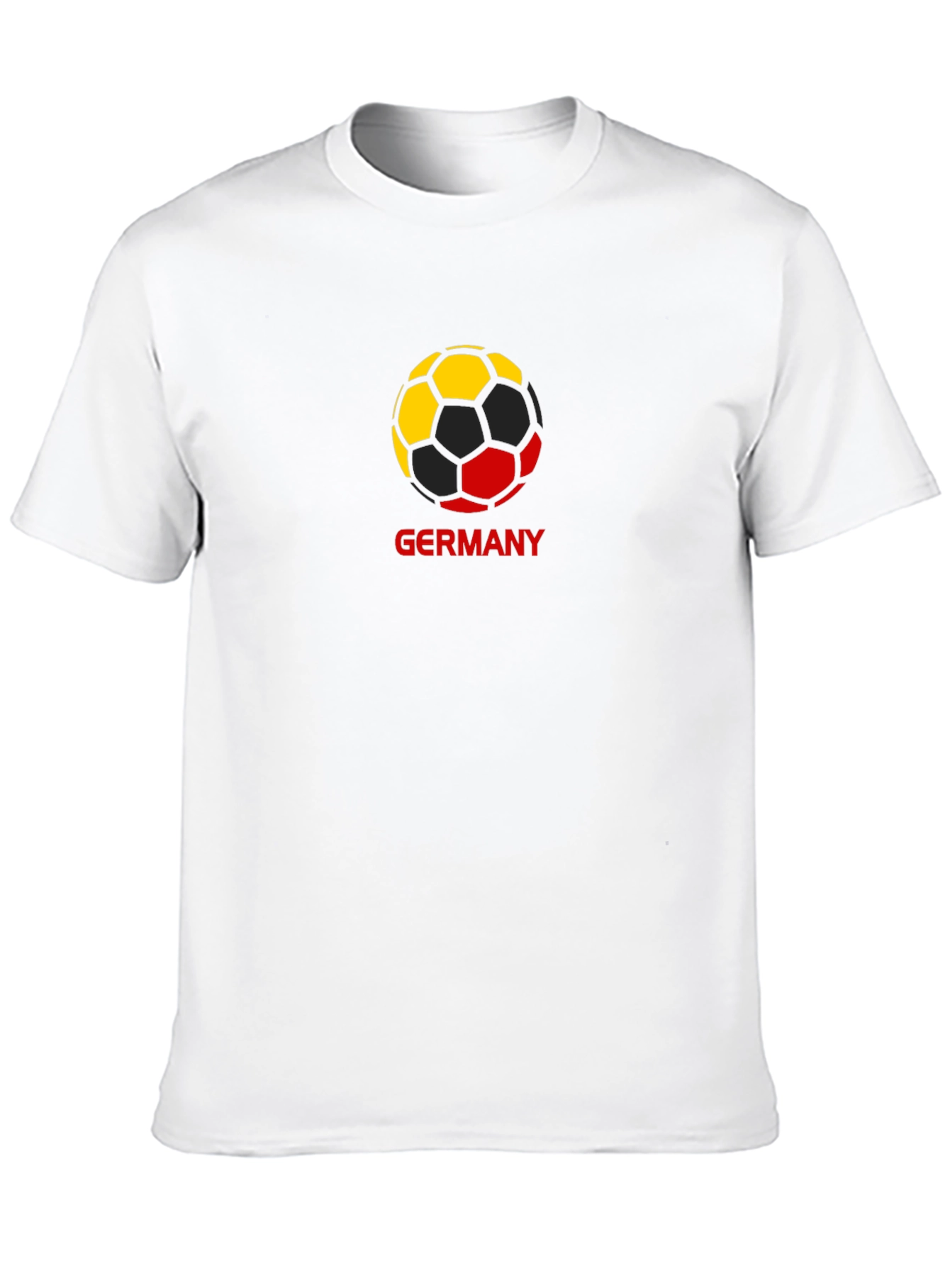 Germany Soccer Ball T-Shirt - Black