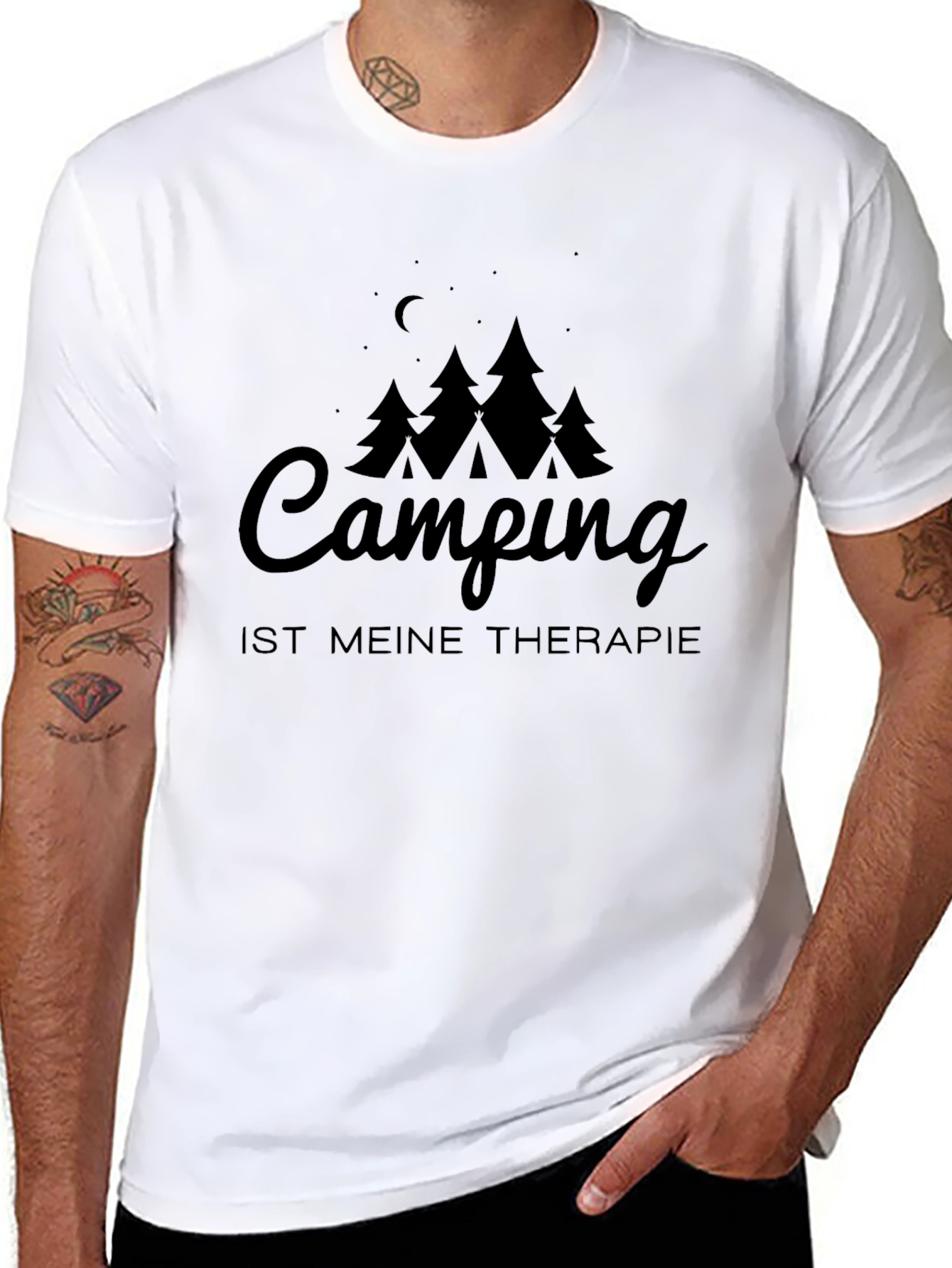 Camping Therapy T-Shirt - Nature Lover Tee