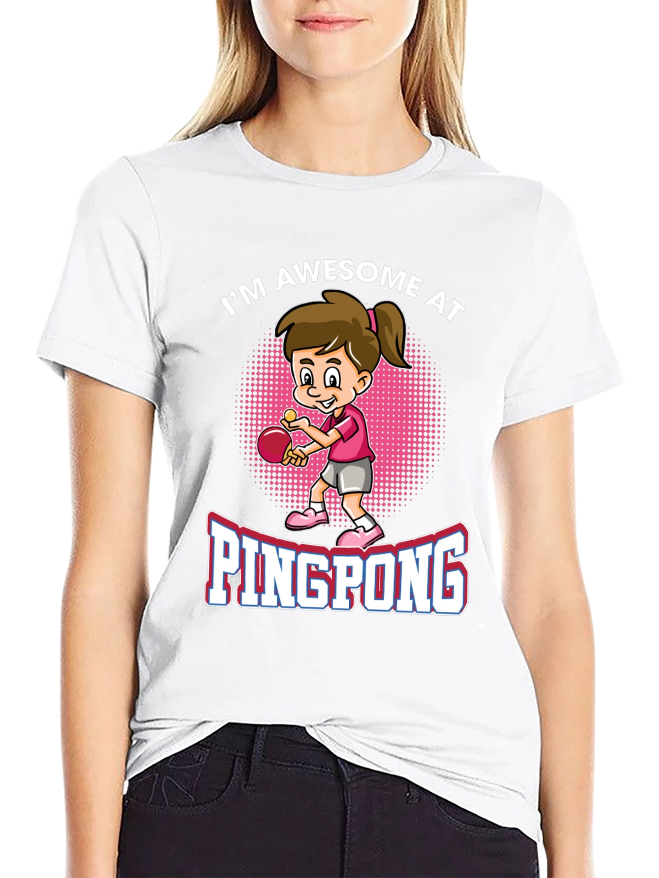 Awesome Ping Pong Girls T-Shirt