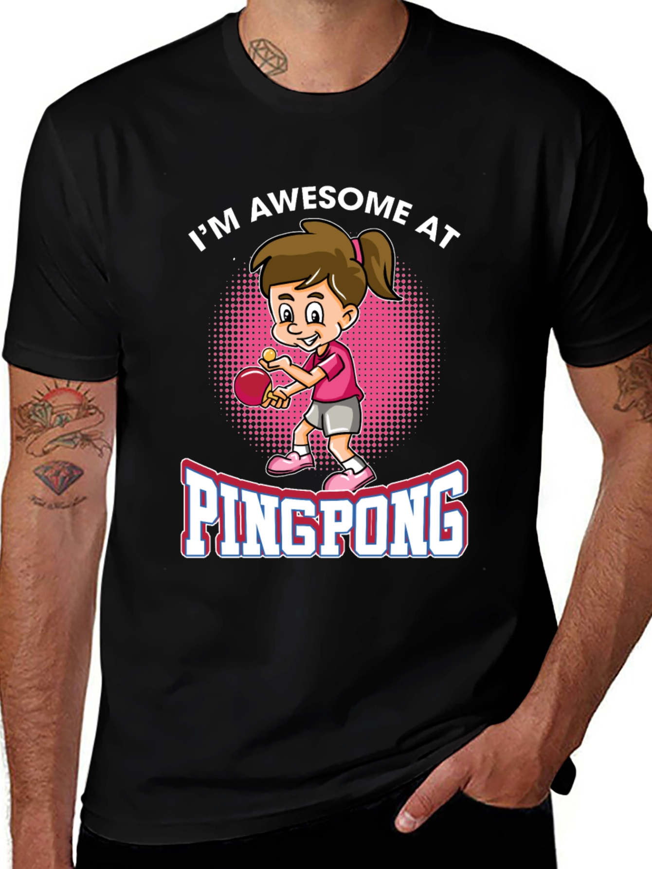 Awesome Ping Pong Girls T-Shirt