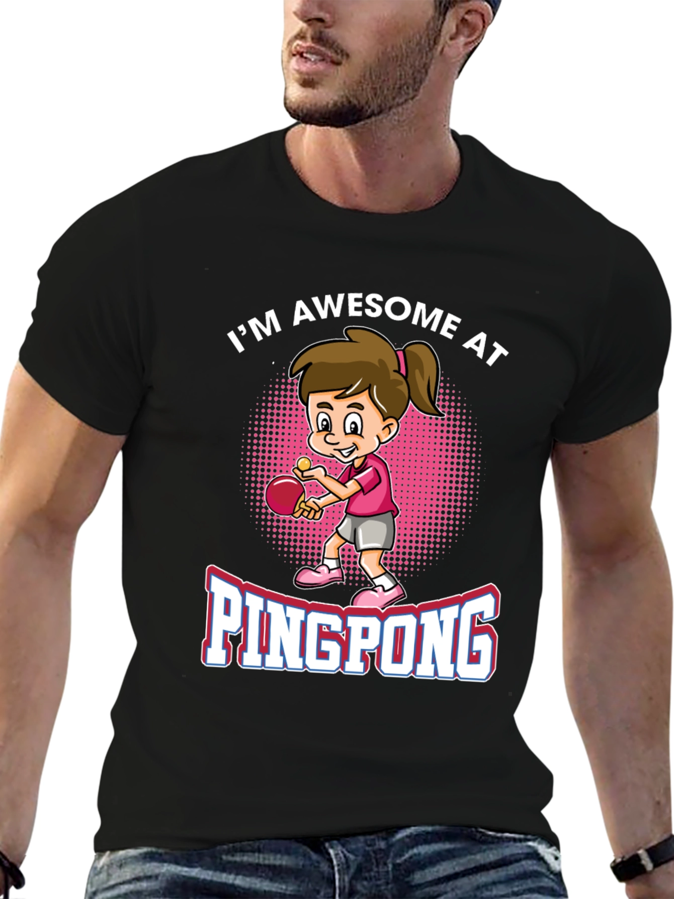 Awesome Ping Pong Girls T-Shirt
