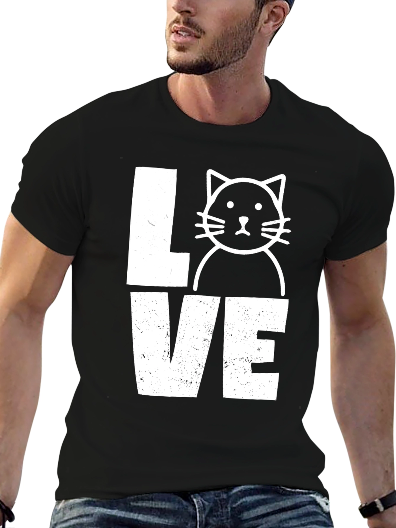 Love Cat T-Shirt - Cute Graphic Tee