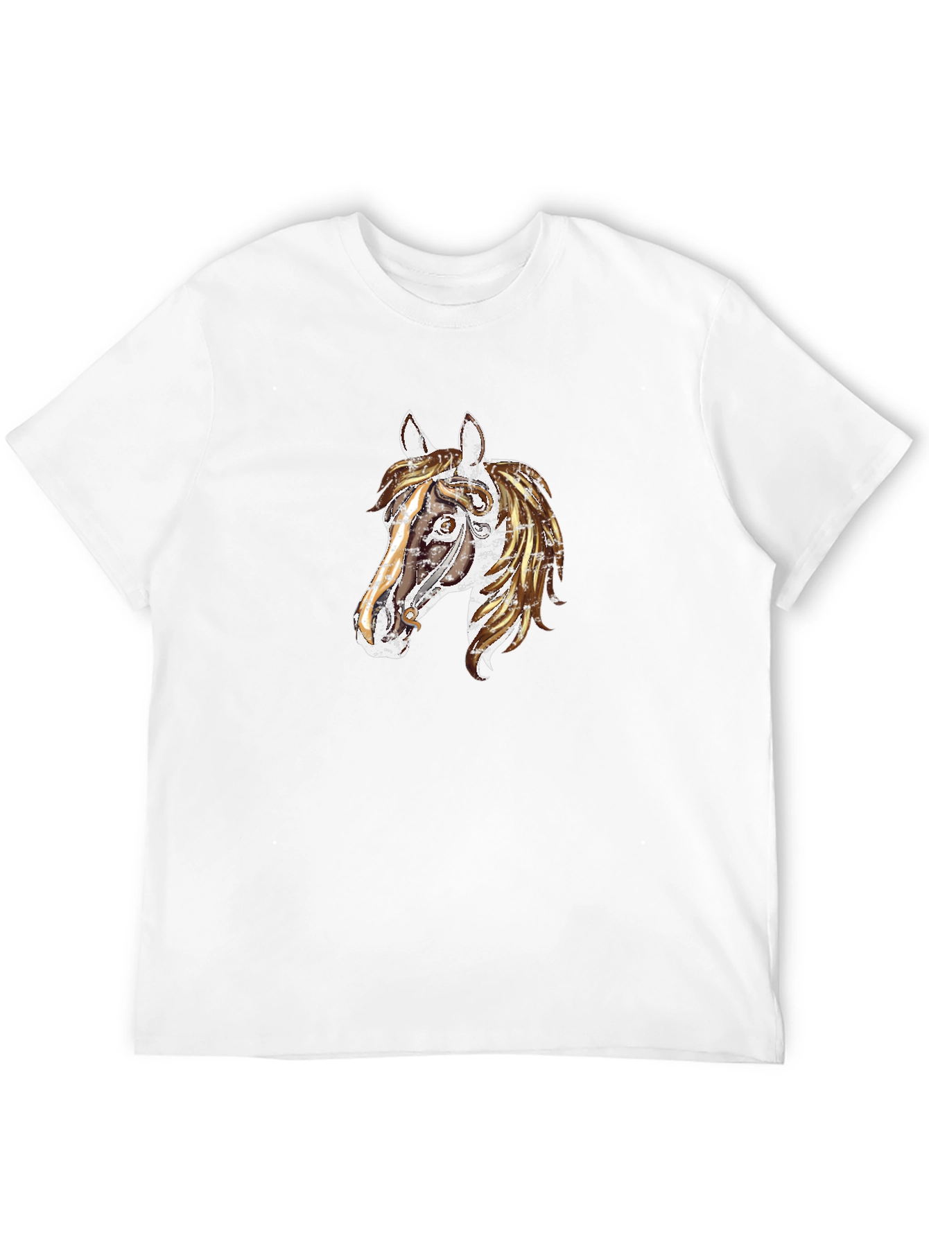 Horse Graphic Tee - Unique Animal Design T-Shirt