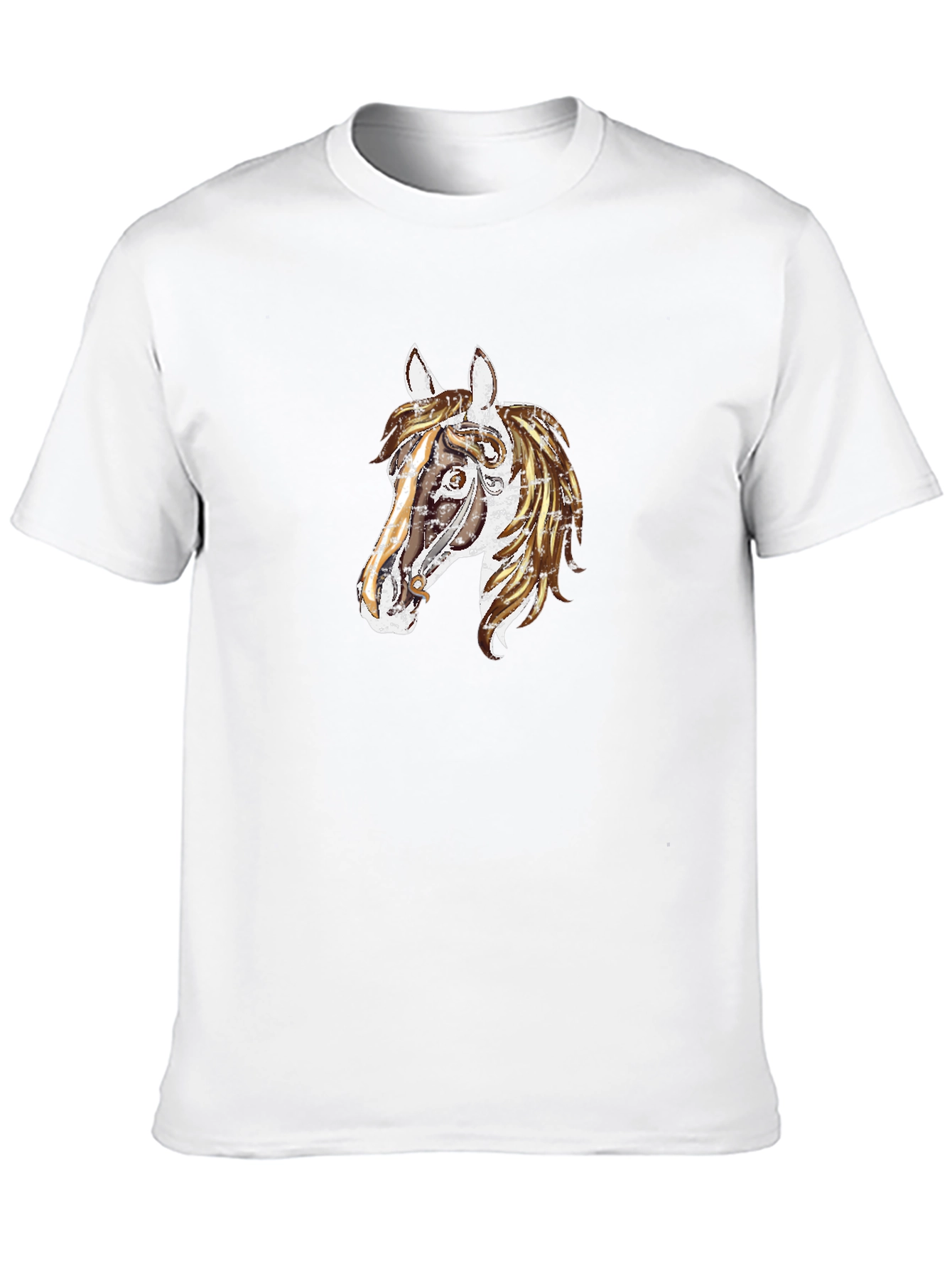 Horse Graphic Tee - Unique Animal Design T-Shirt