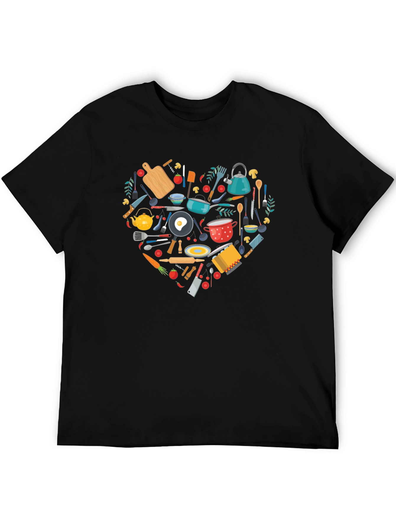 Chefs Heart T-Shirt - Culinary Love!