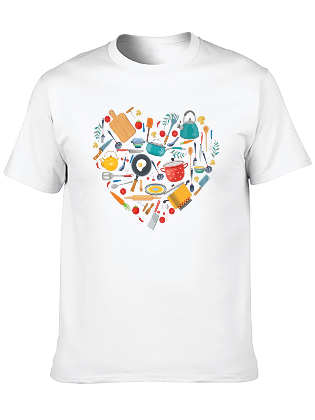 Chefs Heart T-Shirt - Culinary Love!