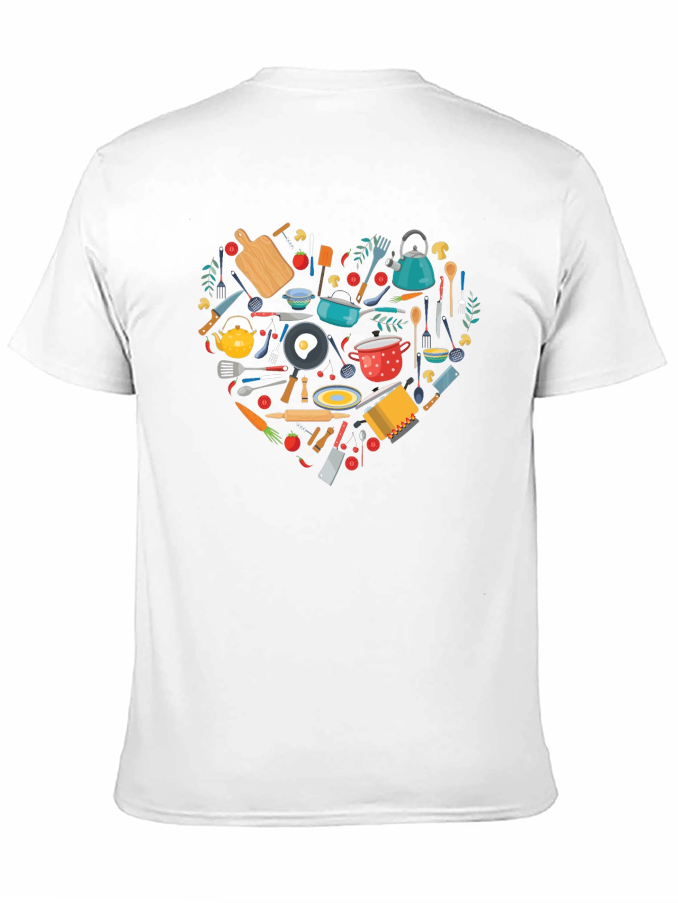 Chefs Heart T-Shirt - Culinary Love!