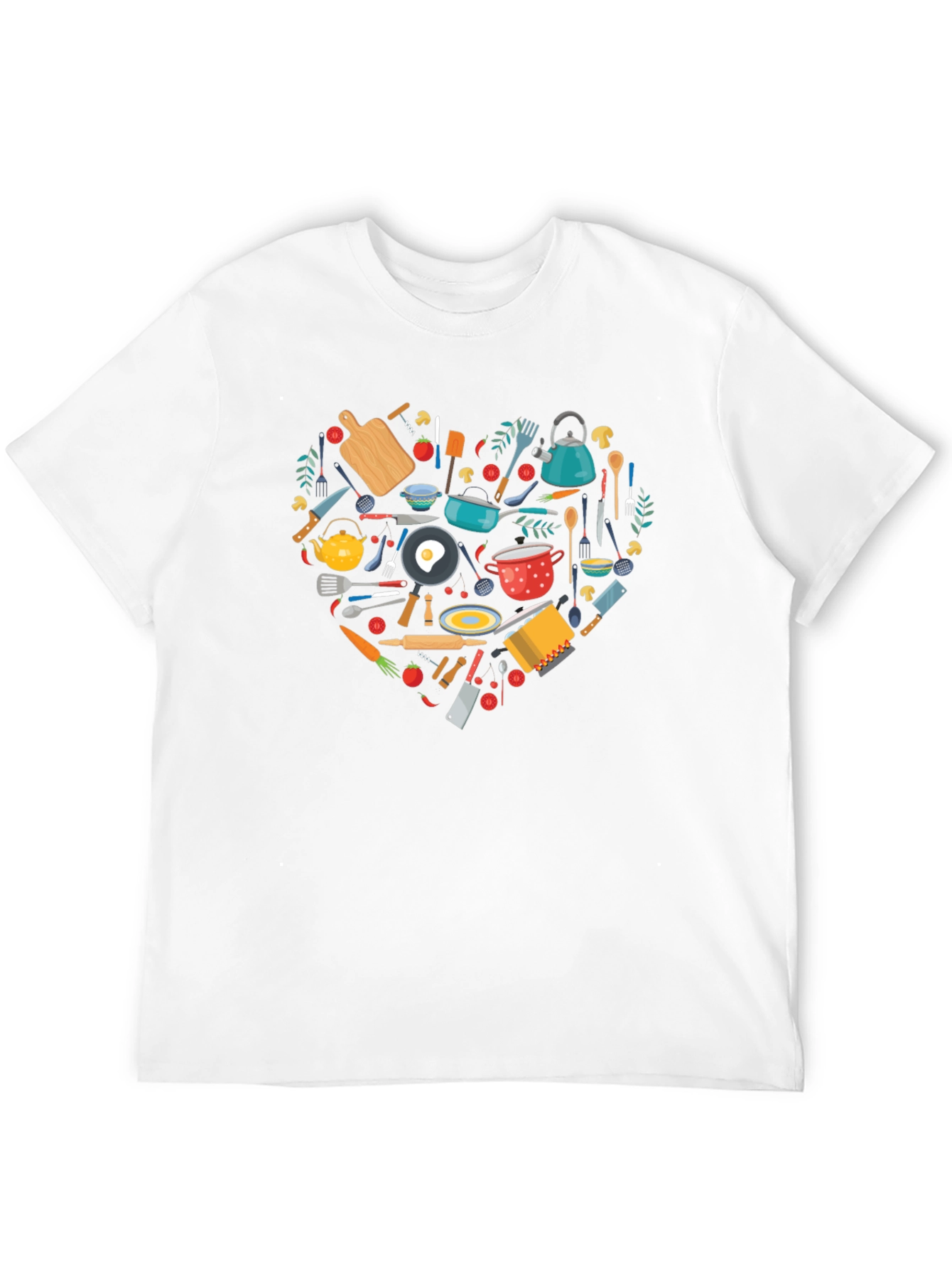 Chefs Heart T-Shirt - Culinary Love!
