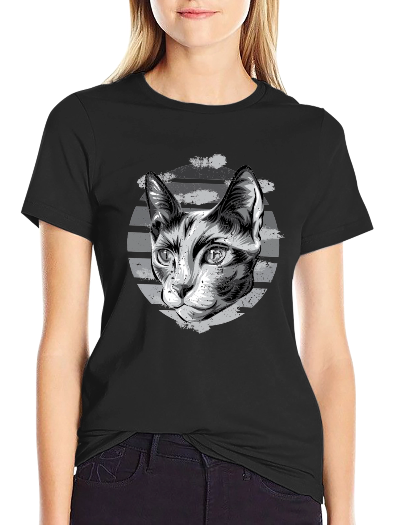Cool Cat Graphic T-Shirt