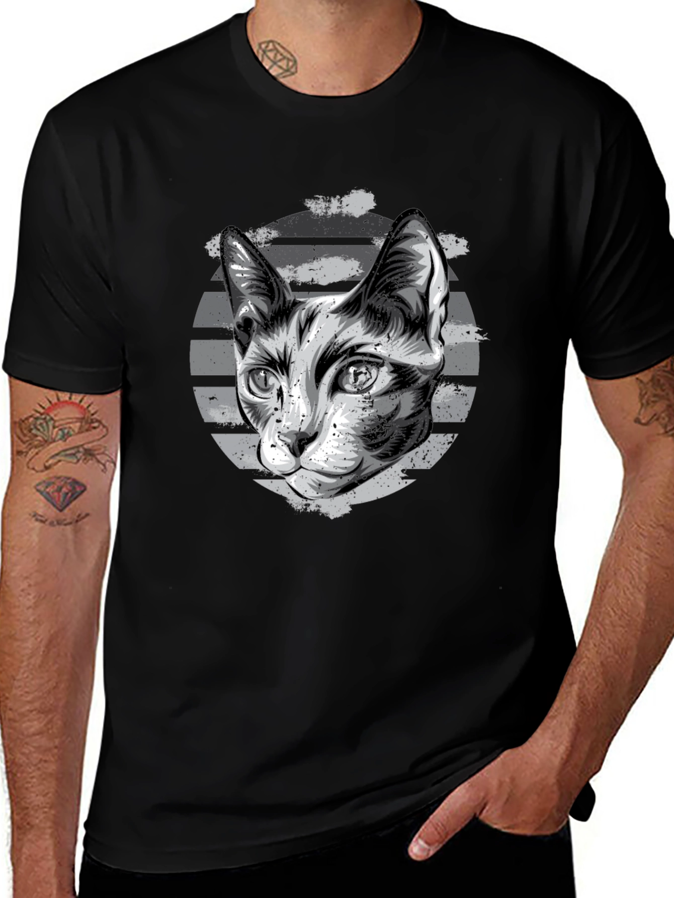 Cool Cat Graphic T-Shirt