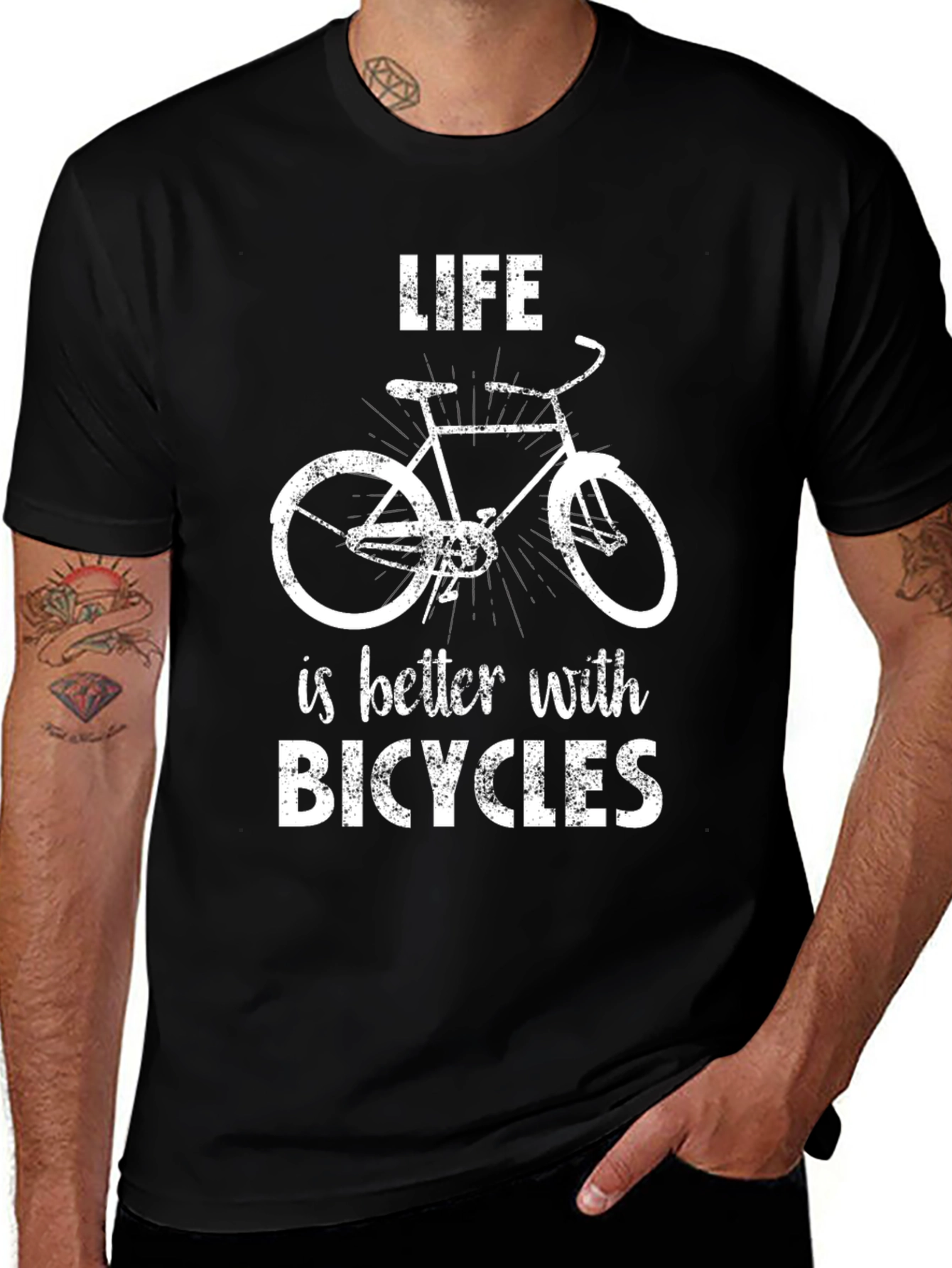 Life is Better with Bicycles T-Shirt