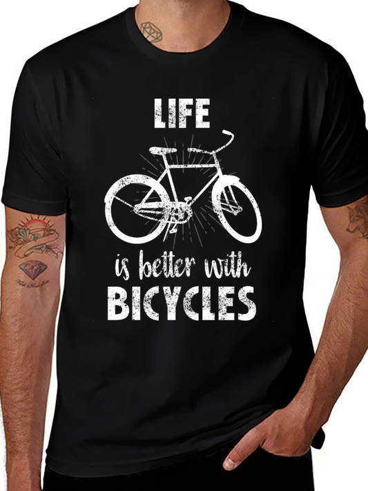Life is Better with Bicycles T-Shirt