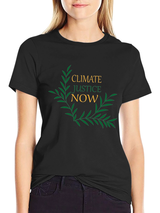 Climate Justice Now Graphic Tee - Eco-Friendly