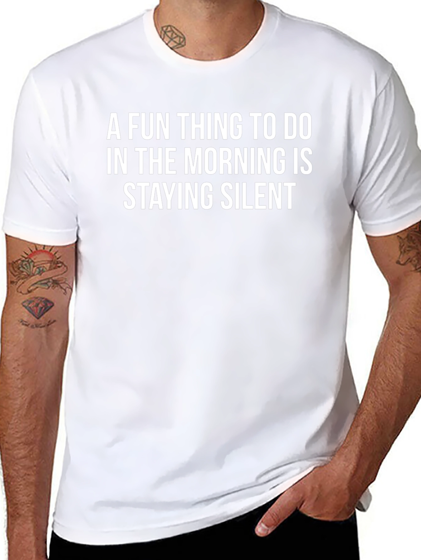 Funny Silent Morning T-Shirt