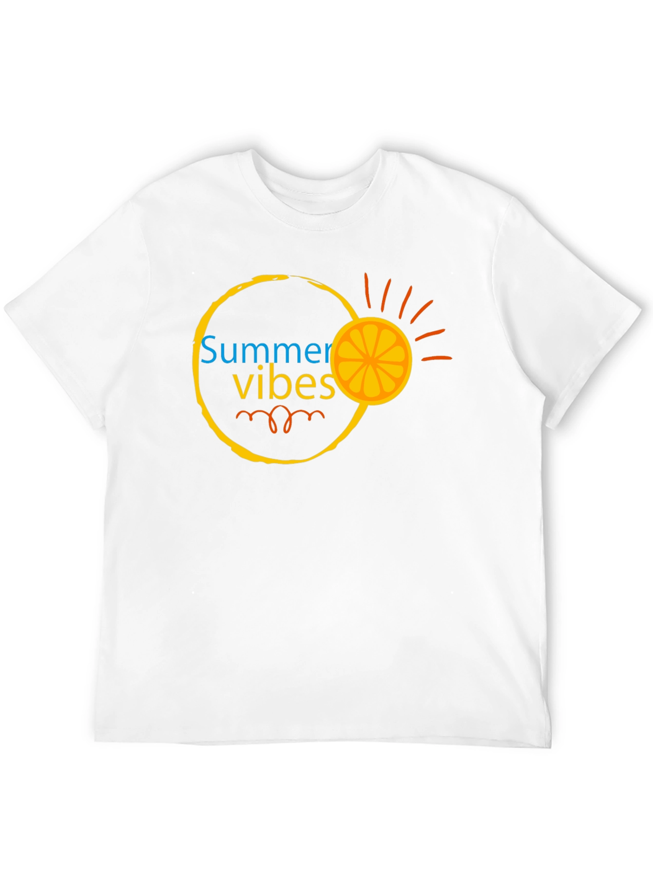 Summer Vibes Black Graphic Tee