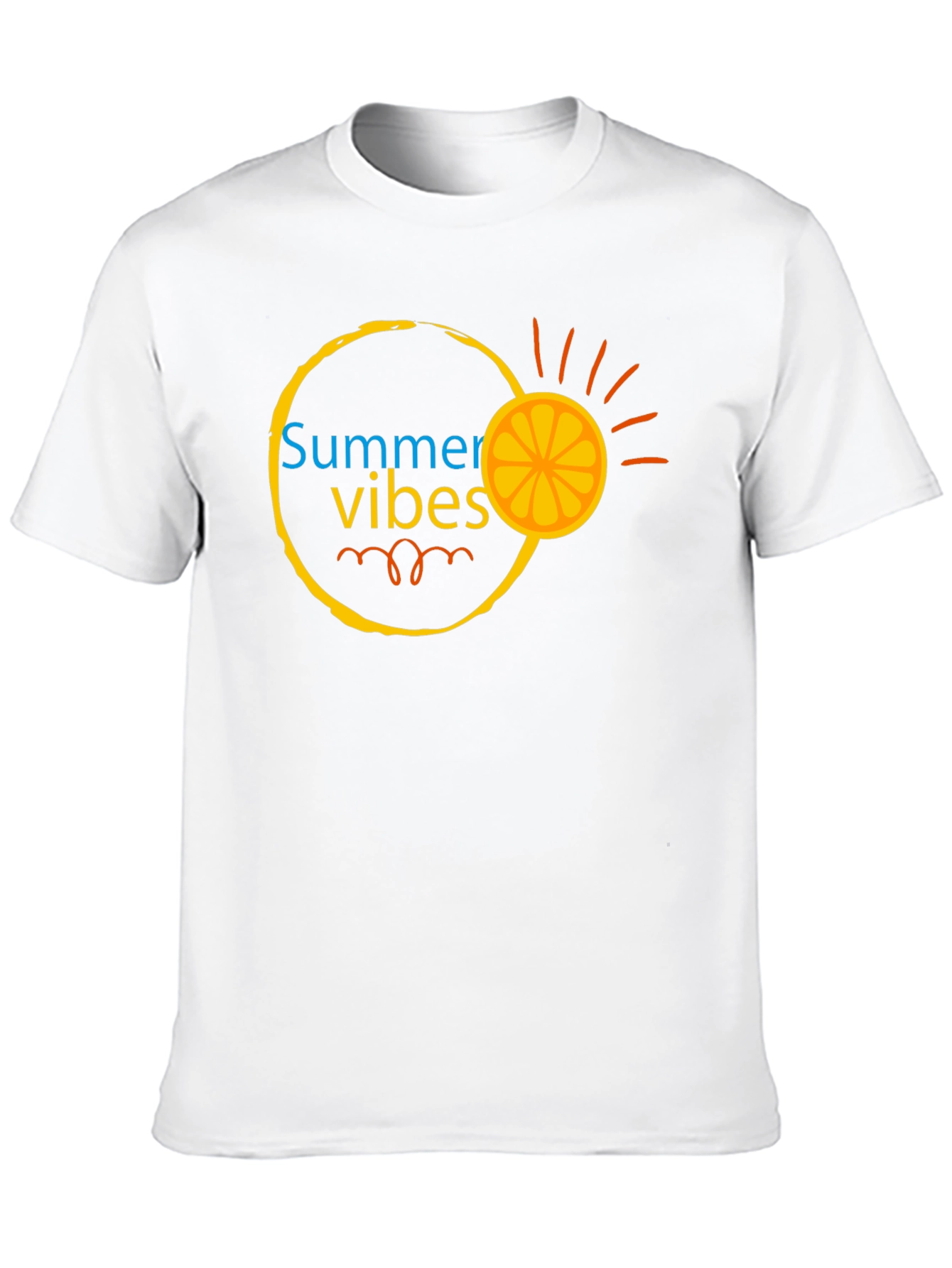 Summer Vibes Black Graphic Tee