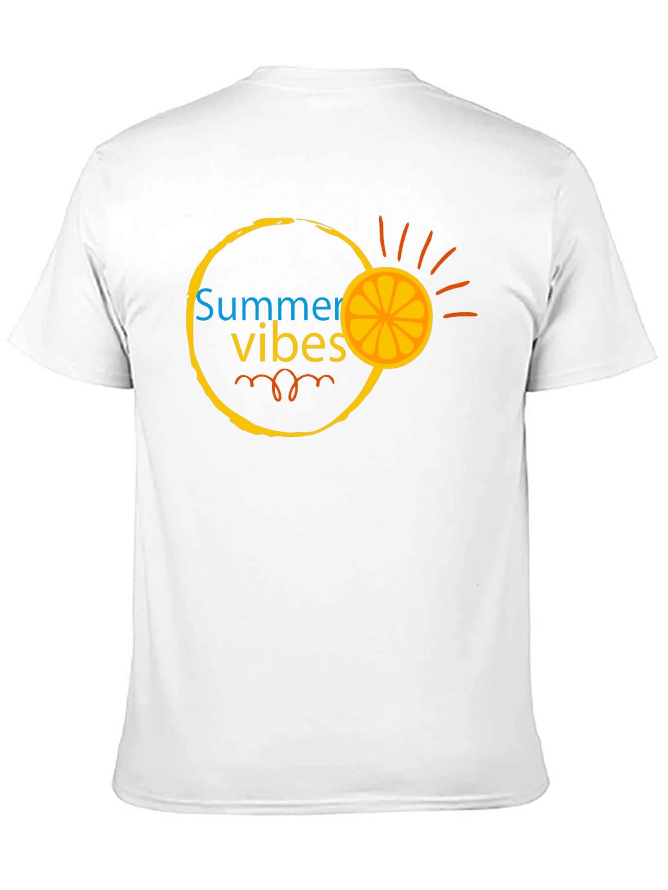 Summer Vibes Black Graphic Tee