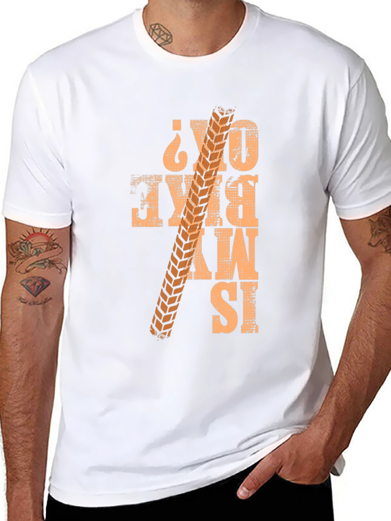 Is My Bike OK? T-Shirt - Mountain Biker Tee