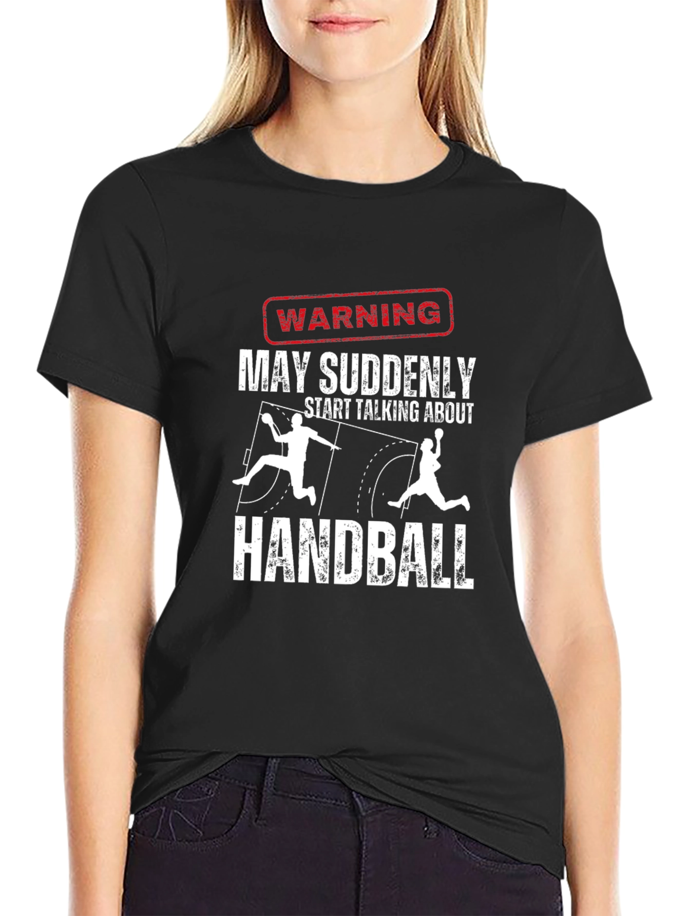 Handball Warning Graphic Tee