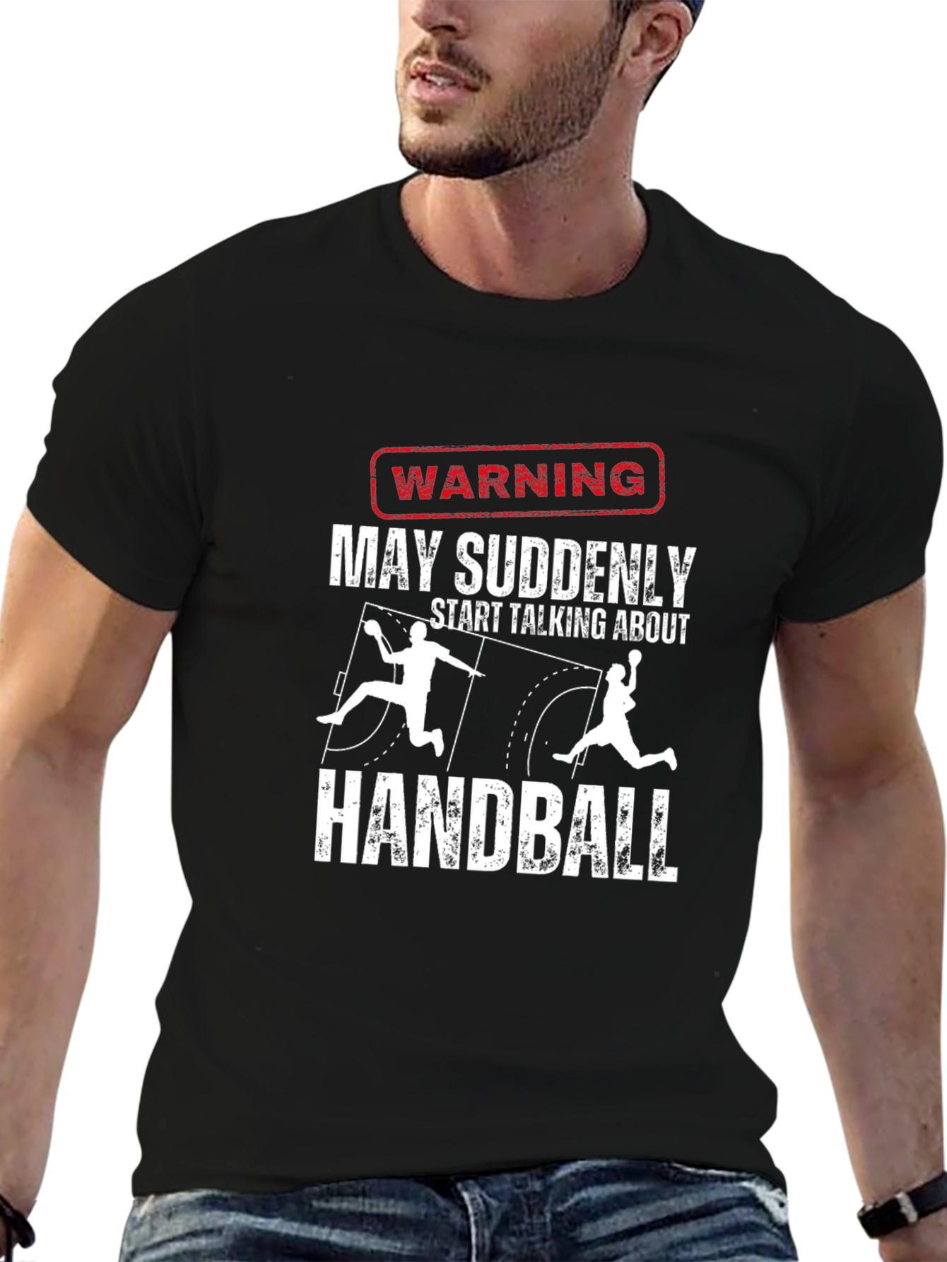 Handball Warning Graphic Tee