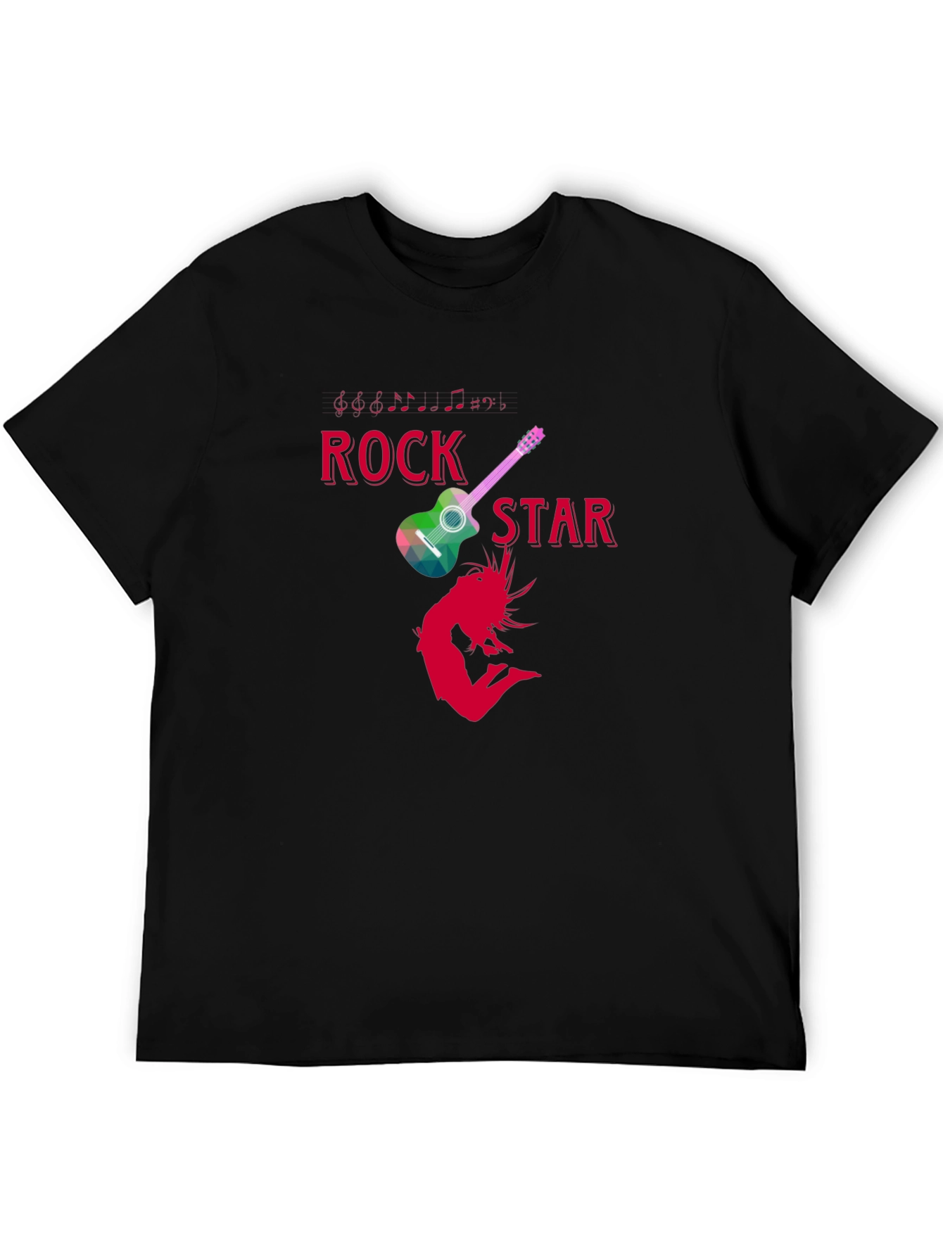 Rock Star Graphic Tee - Stylish Band T-Shirt