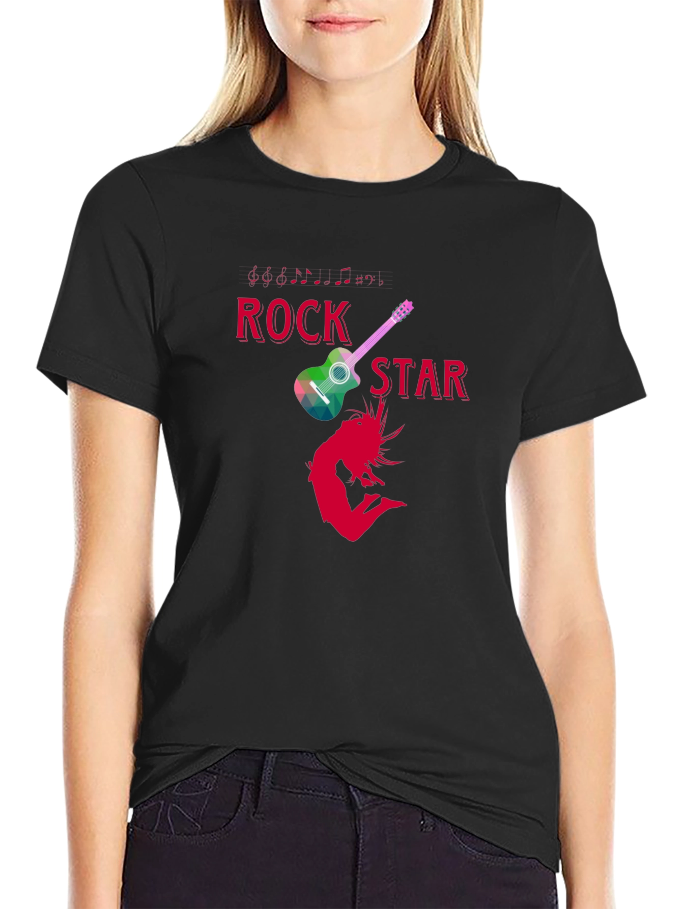 Rock Star Graphic Tee - Stylish Band T-Shirt