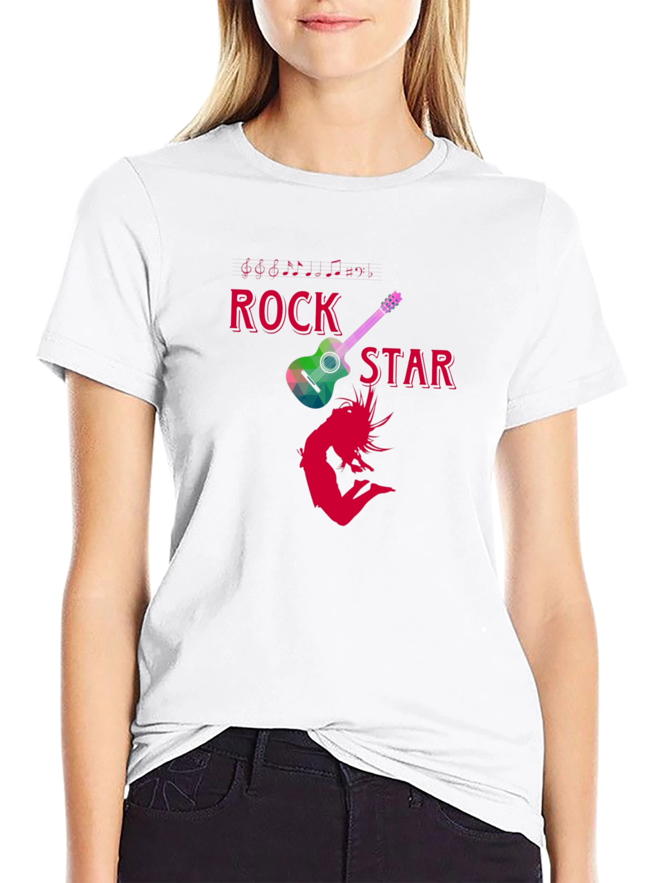 Rock Star Graphic Tee - Stylish Band T-Shirt
