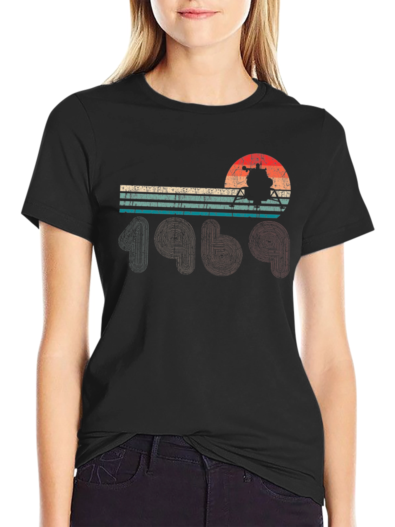 Retro 1969 Moon Landing T-Shirt