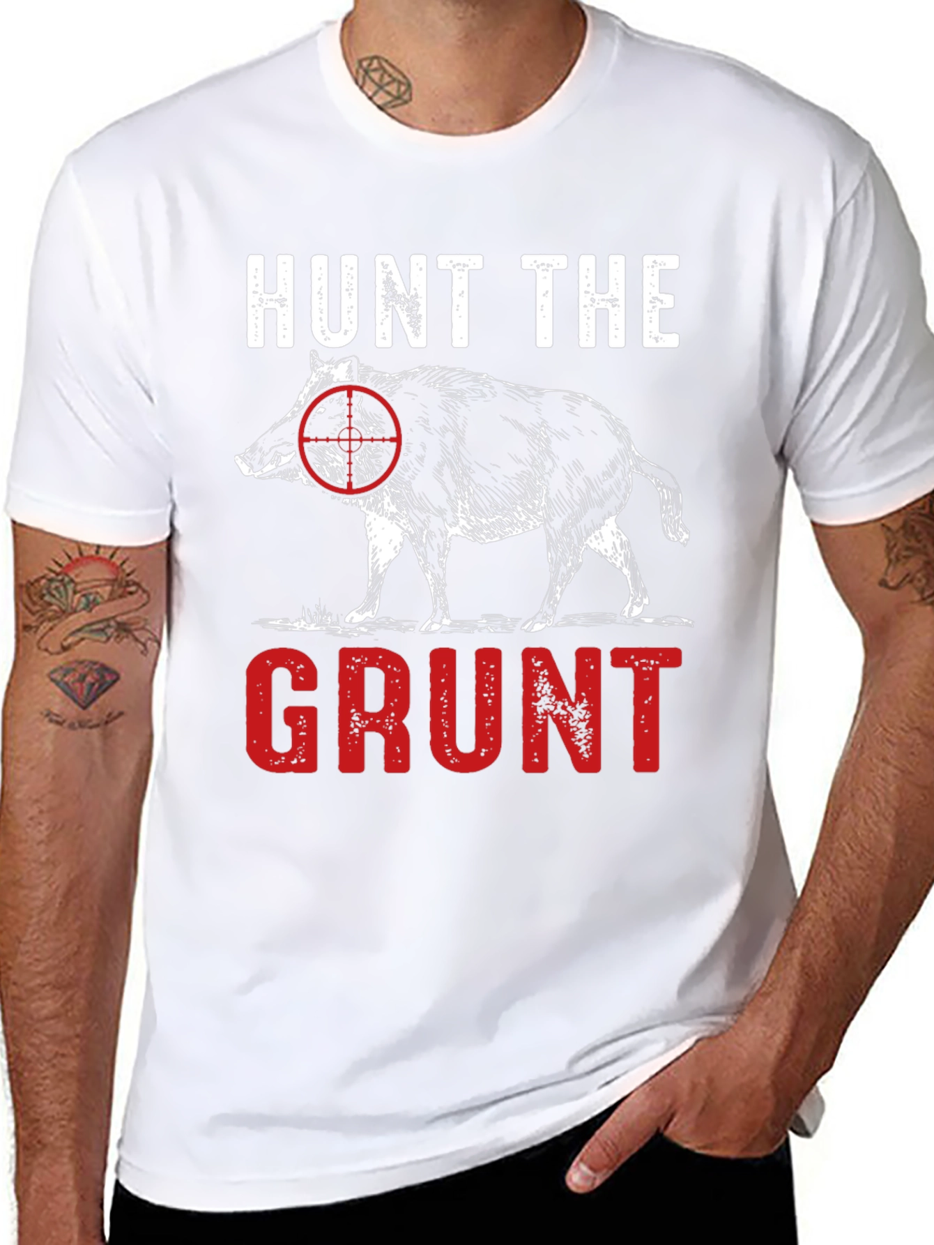 Hunt the Grunt T-Shirt - Hog Hunting Tee