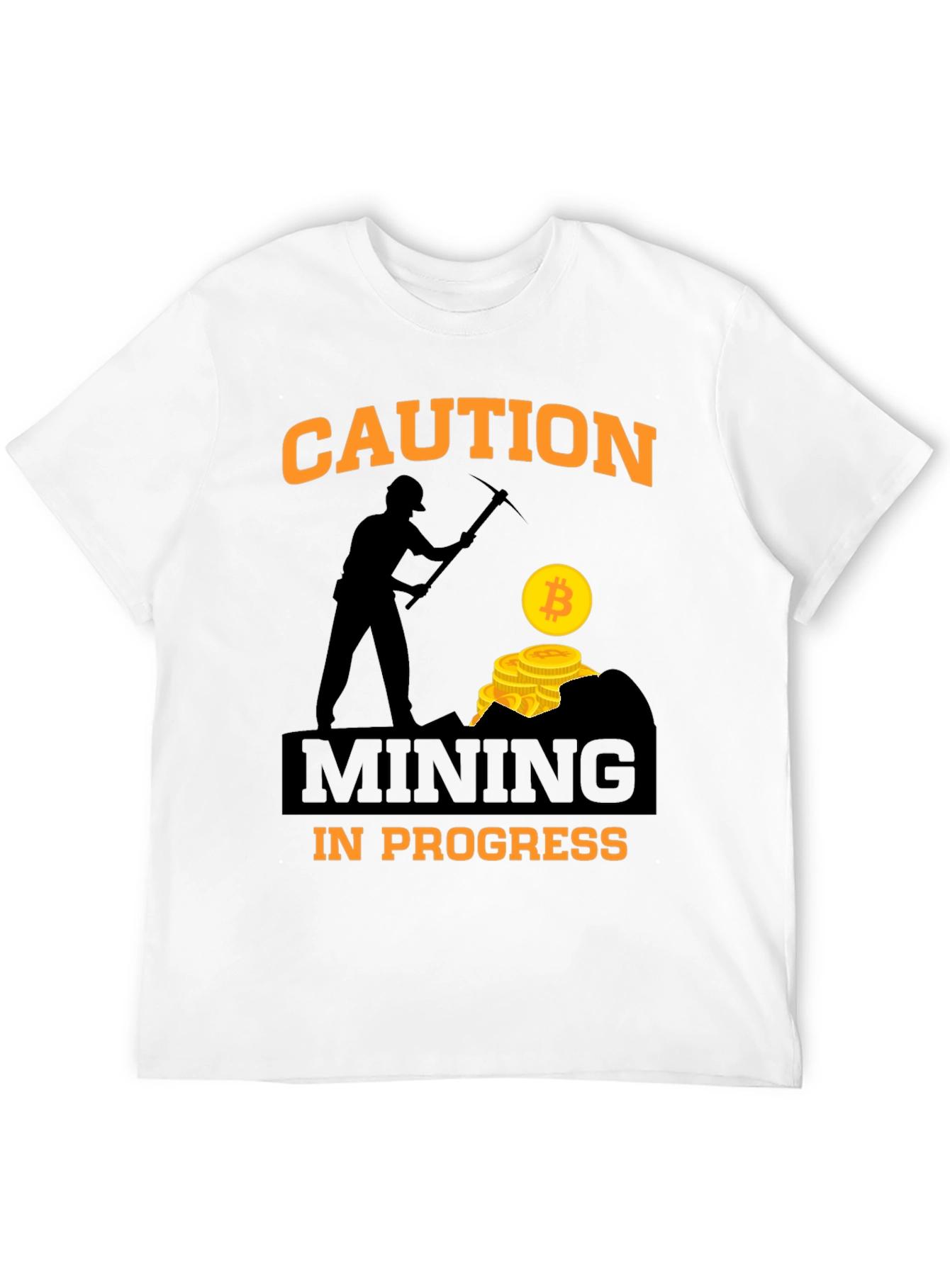 Bitcoin Mining in Progress Graphic T-Shirt