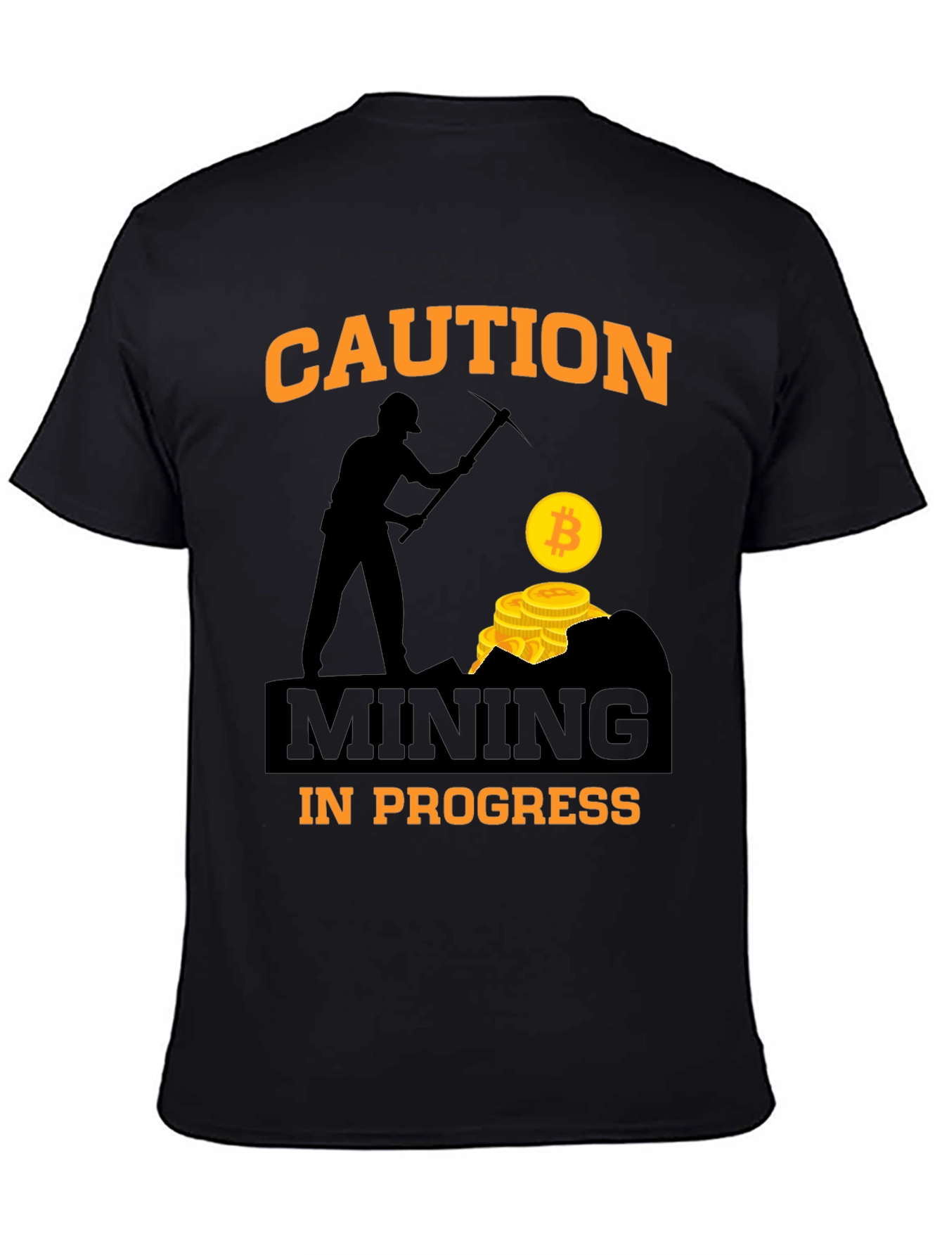 Bitcoin Mining in Progress Graphic T-Shirt