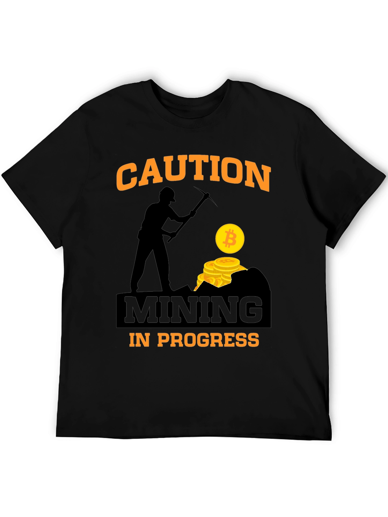 Bitcoin Mining in Progress Graphic T-Shirt
