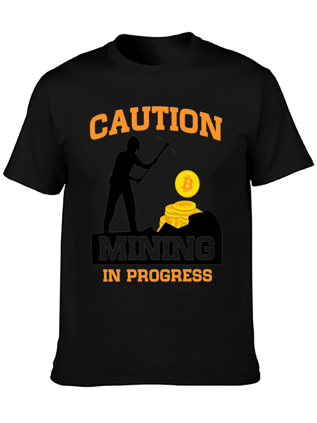 Bitcoin Mining in Progress Graphic T-Shirt