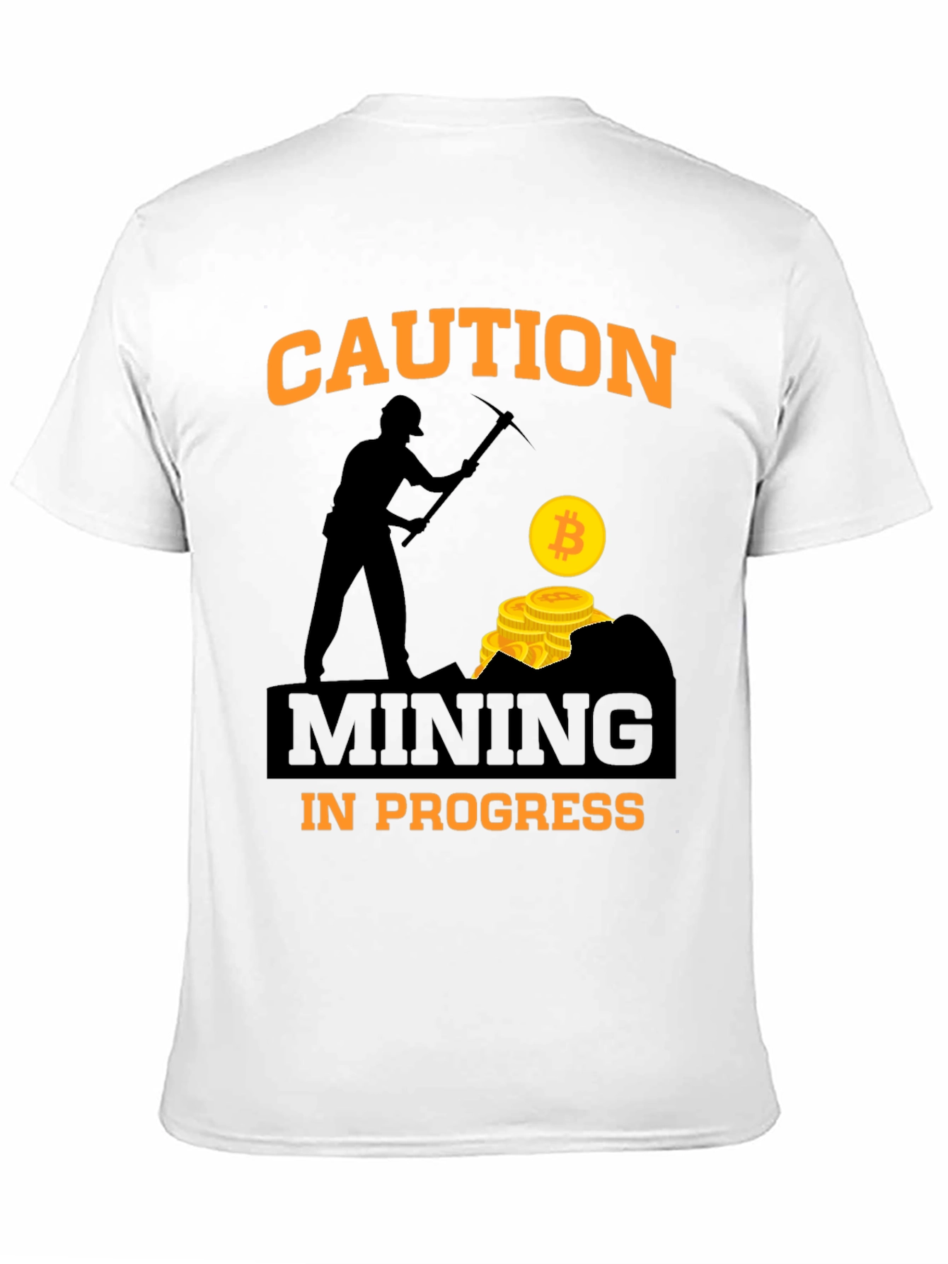 Bitcoin Mining in Progress Graphic T-Shirt