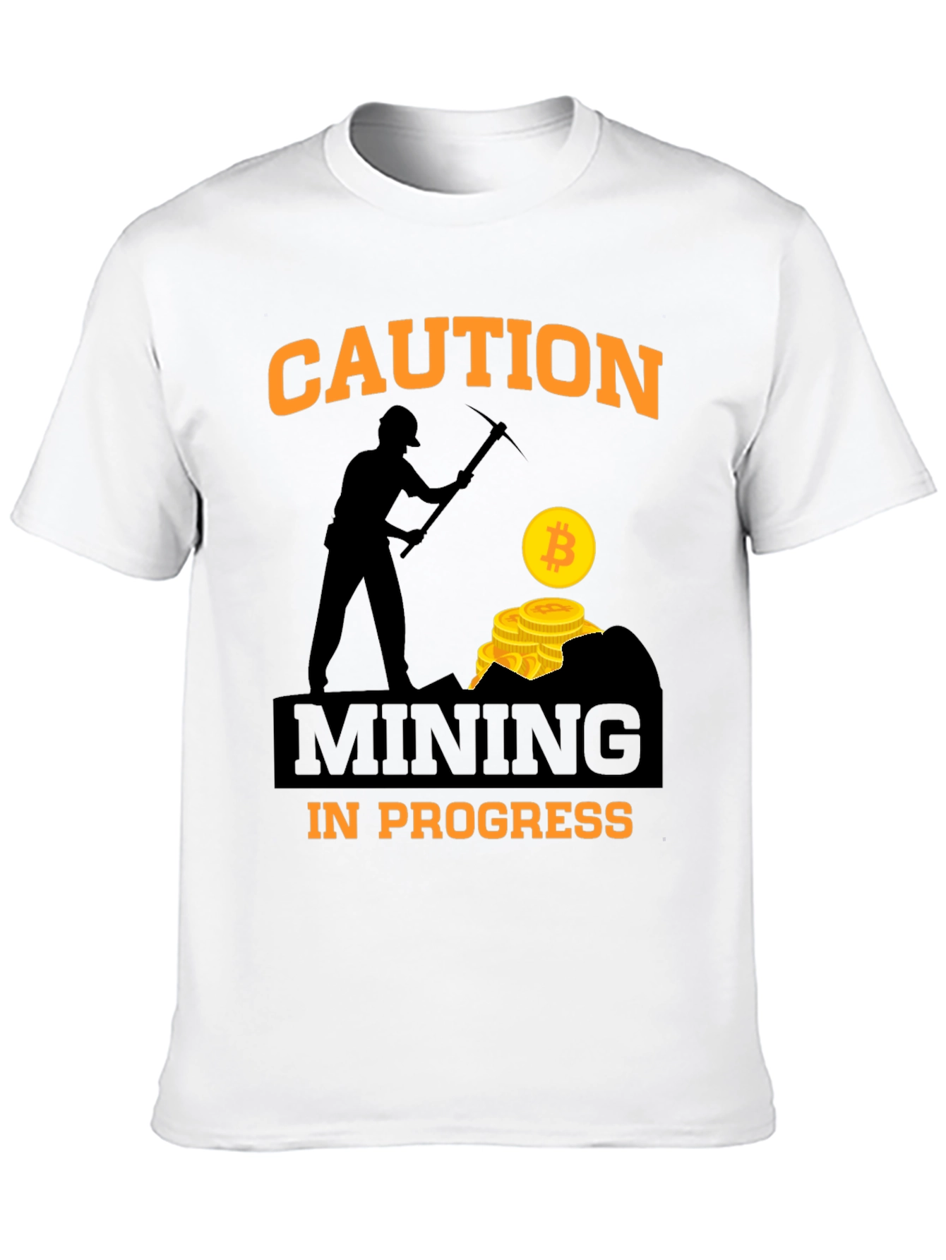 Bitcoin Mining in Progress Graphic T-Shirt
