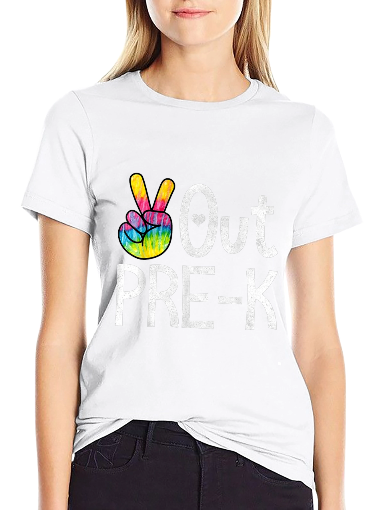 Peace Out Pre-K Graphic Tee - Back to School