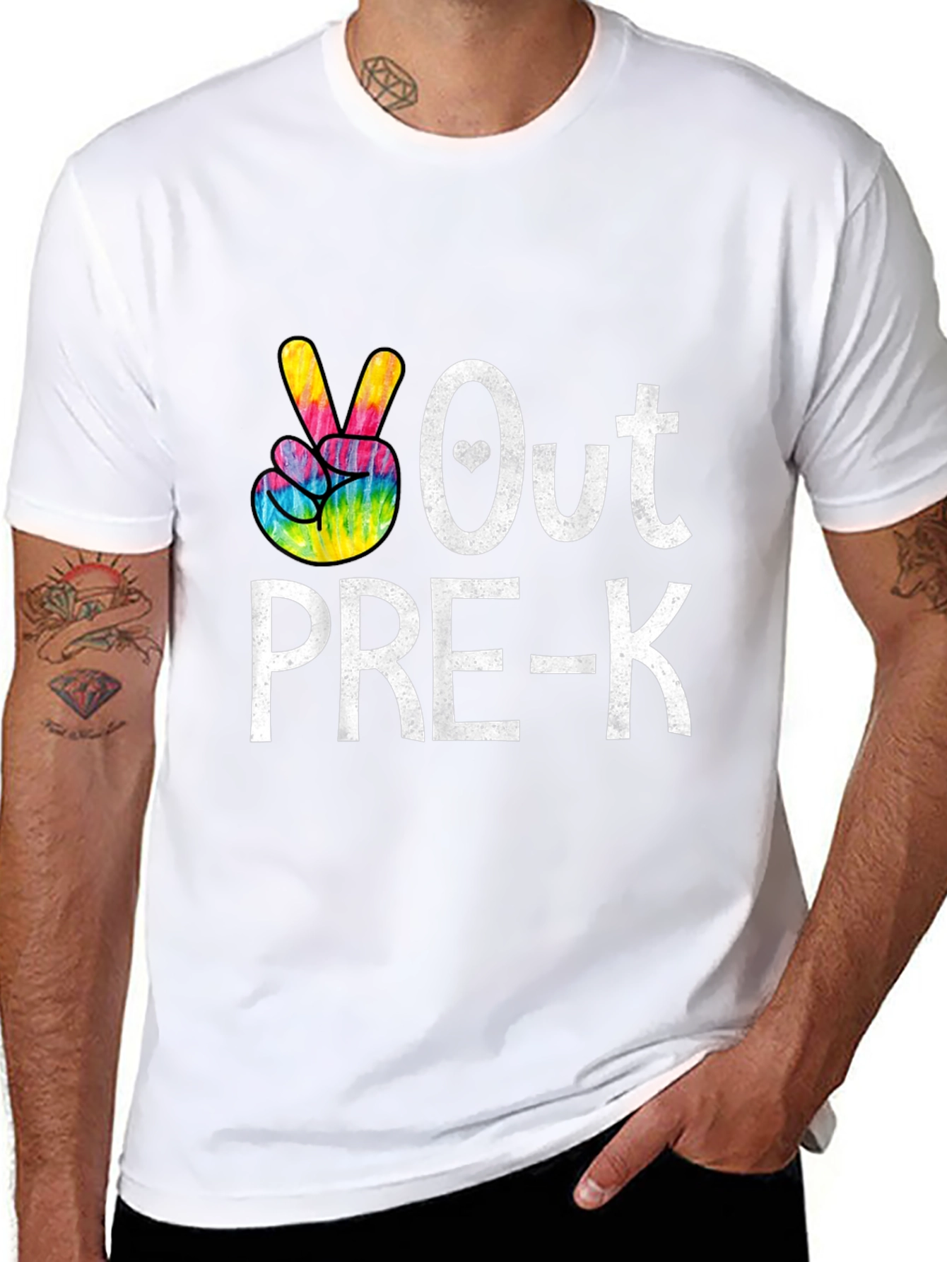 Peace Out Pre-K Graphic Tee - Back to School