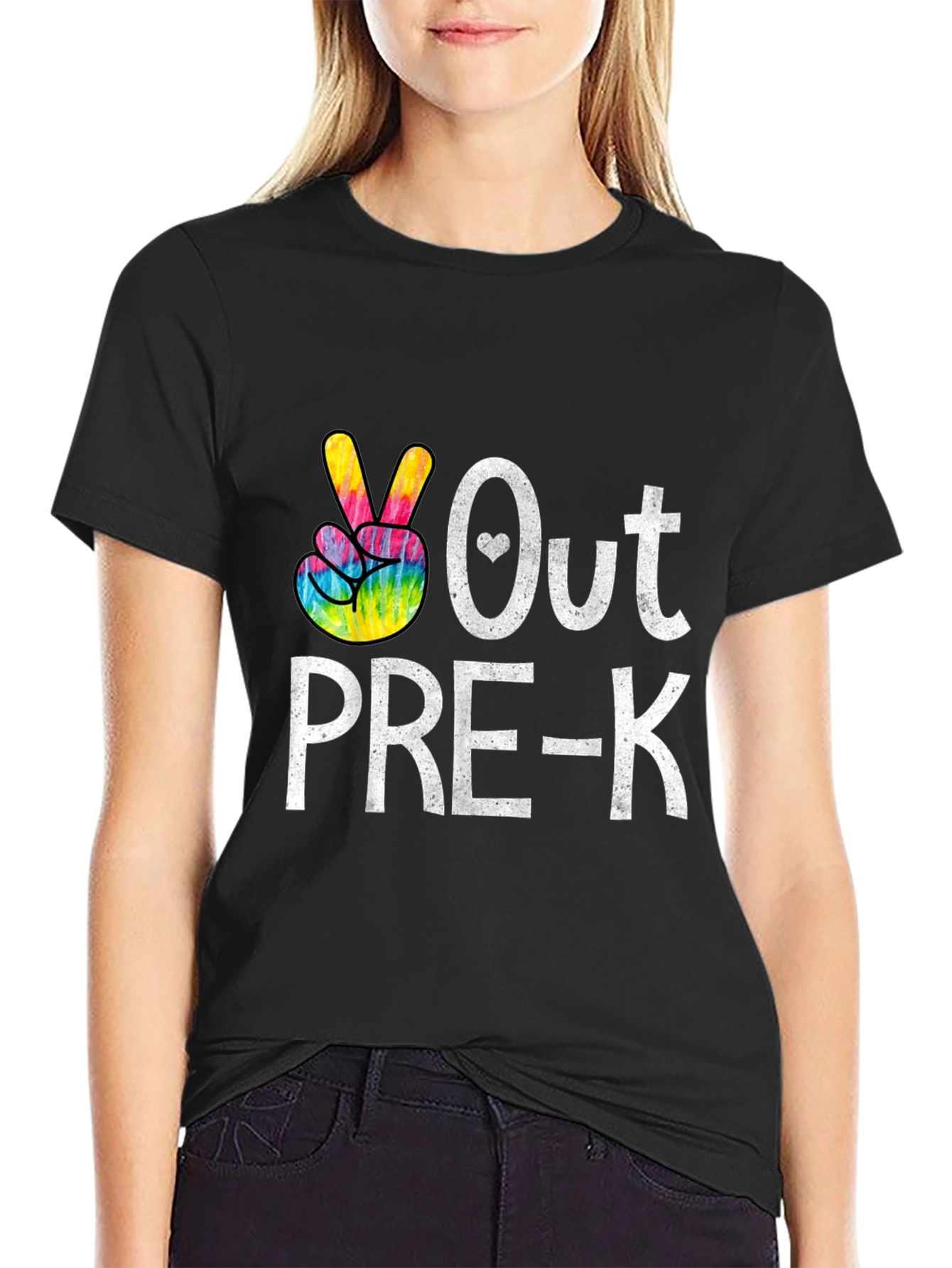 Peace Out Pre-K Graphic Tee - Back to School