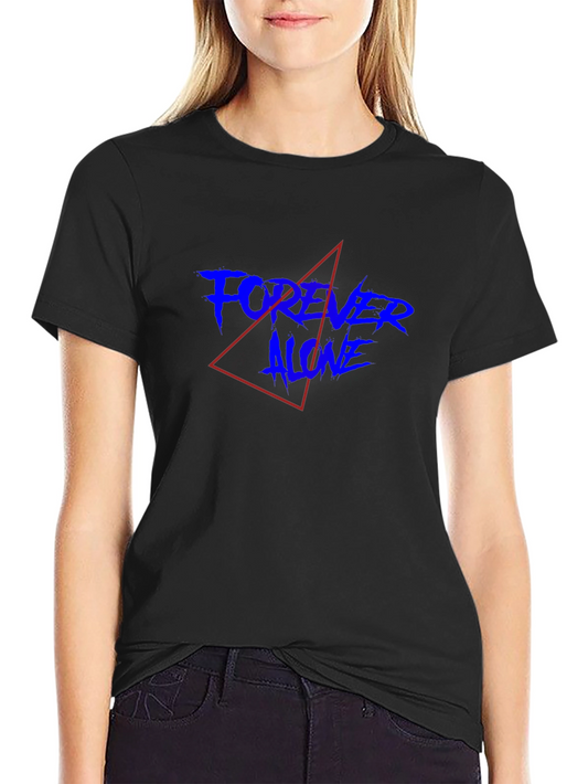 Forever Alone Graphic Tee - Mens Black T-Shirt