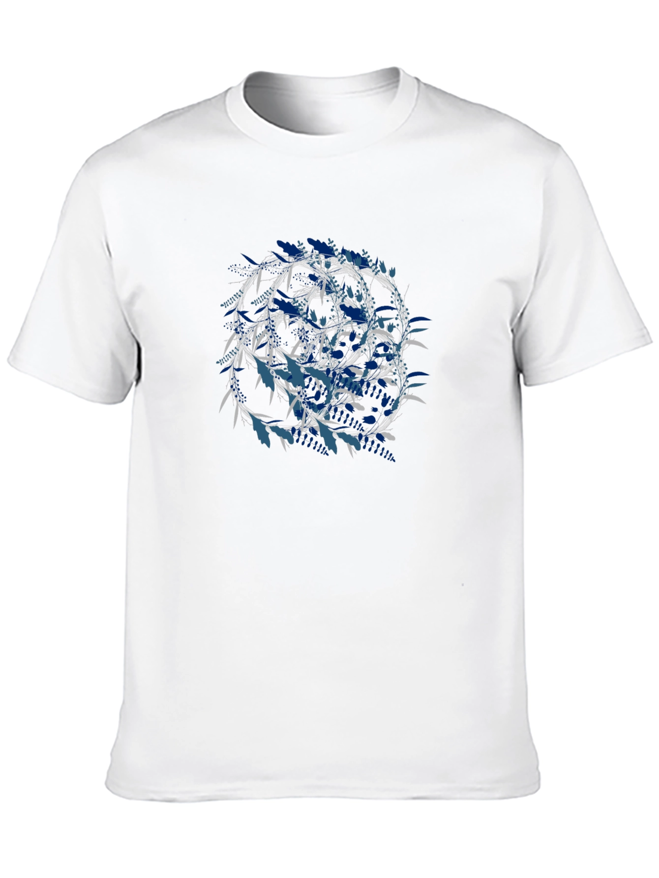 Geometric Circle Graphic Print Black T-Shirt