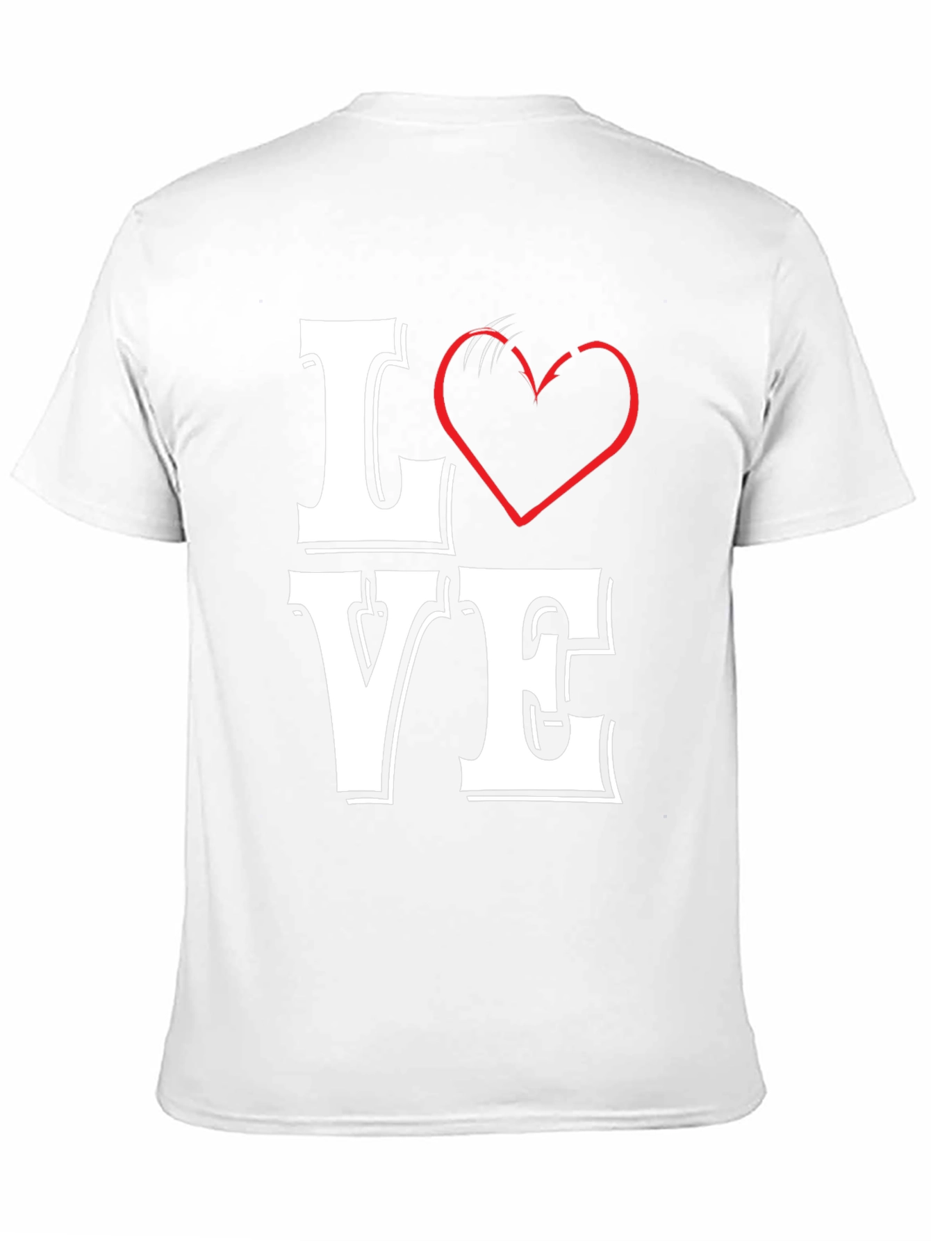 LOVE Graphic Tee - Black Cotton Blend