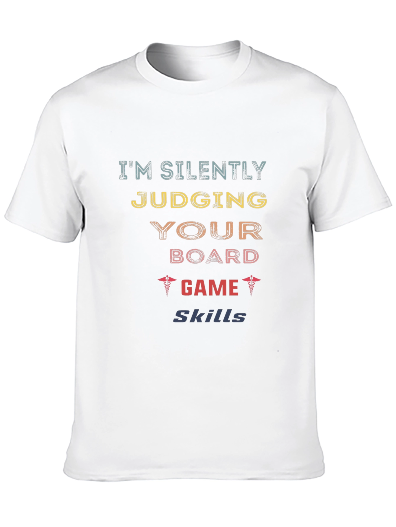 Silently Judging Board Game Skills T-Shirt