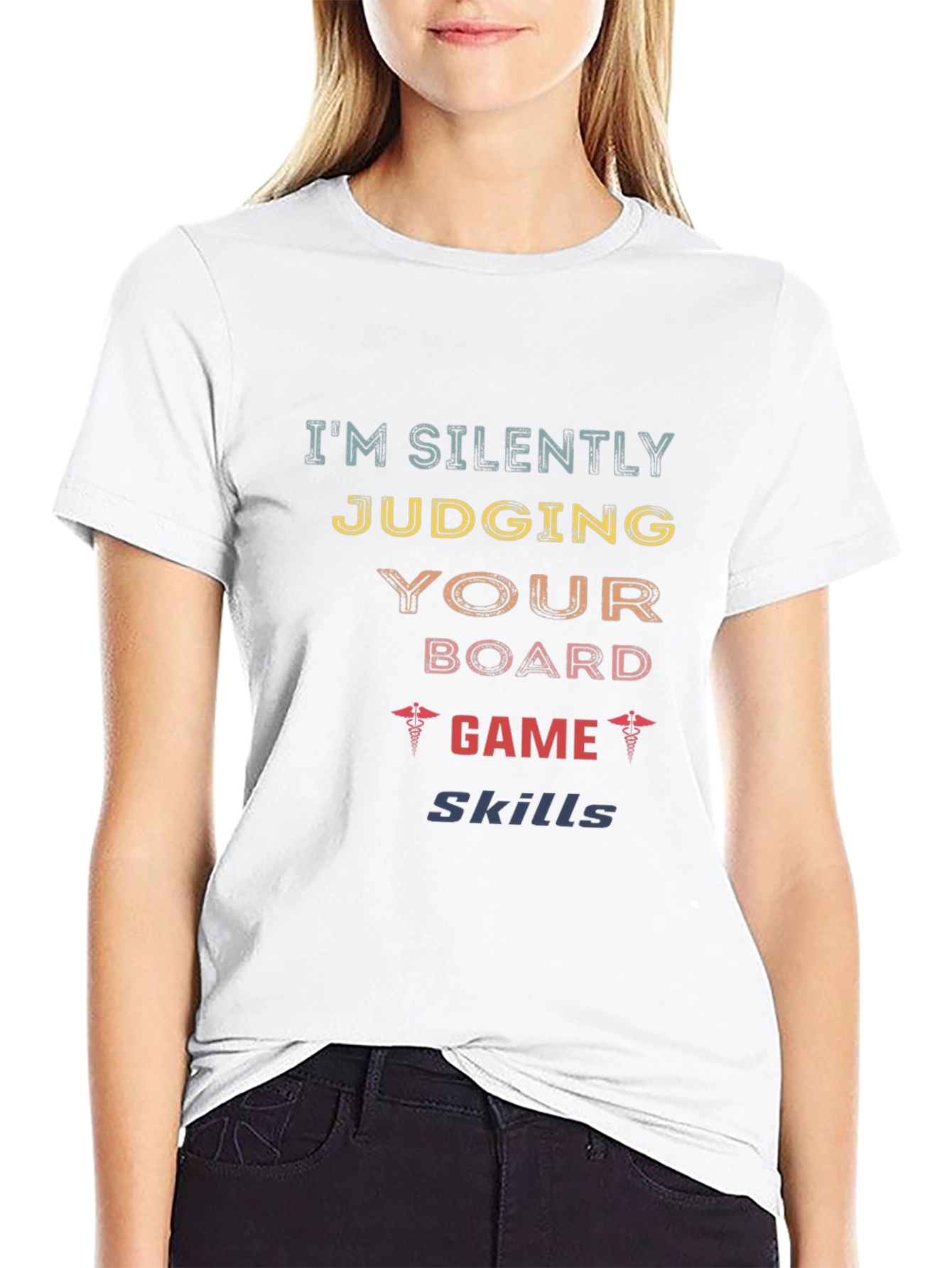 Silently Judging Board Game Skills T-Shirt