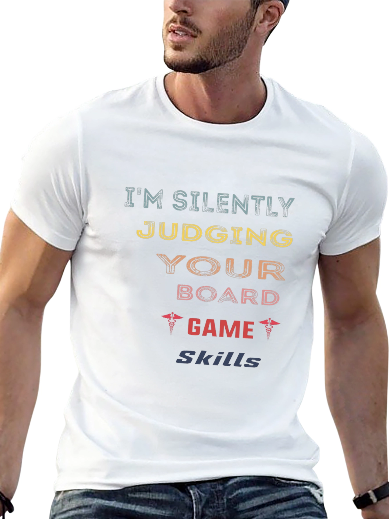Silently Judging Board Game Skills T-Shirt
