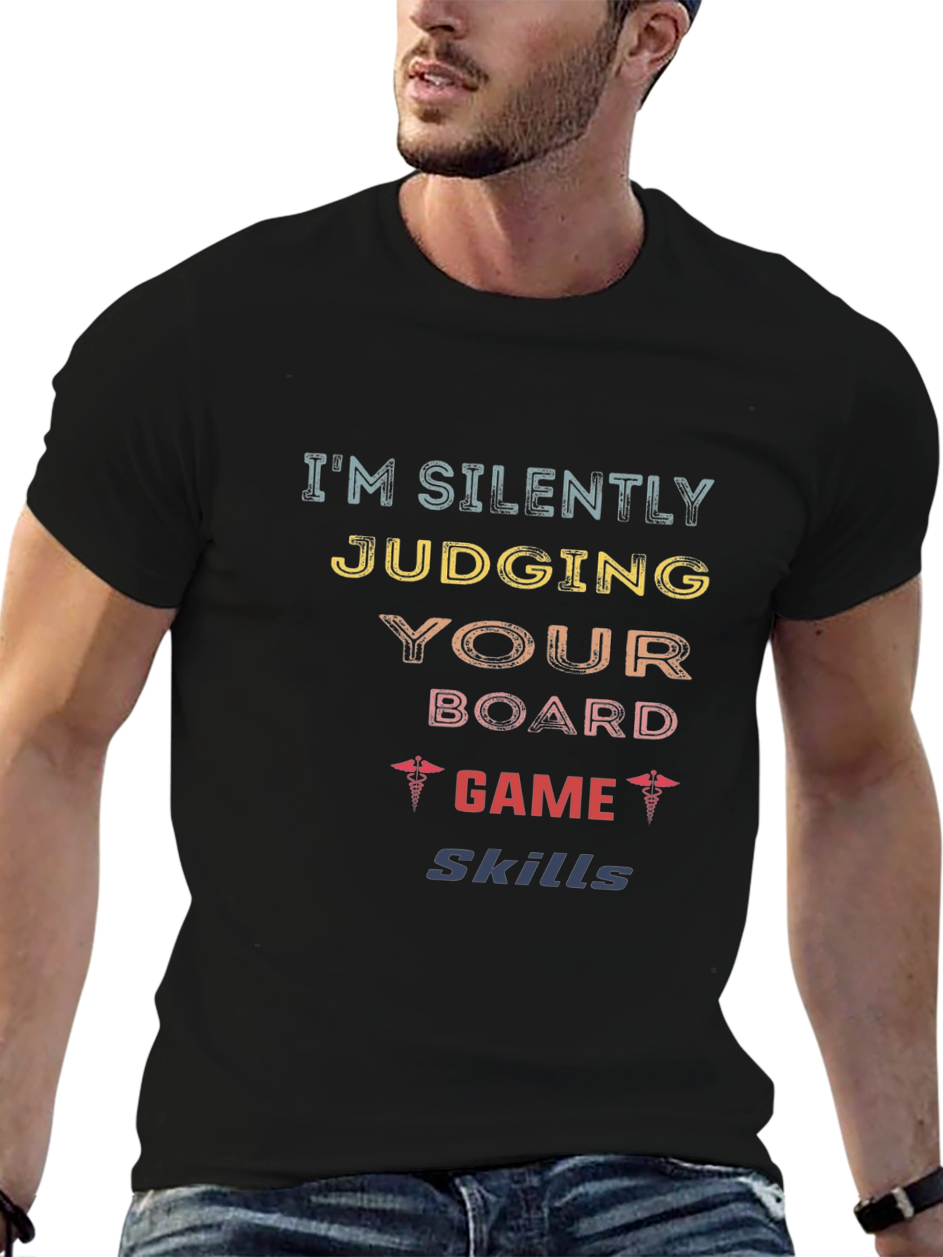 Silently Judging Board Game Skills T-Shirt
