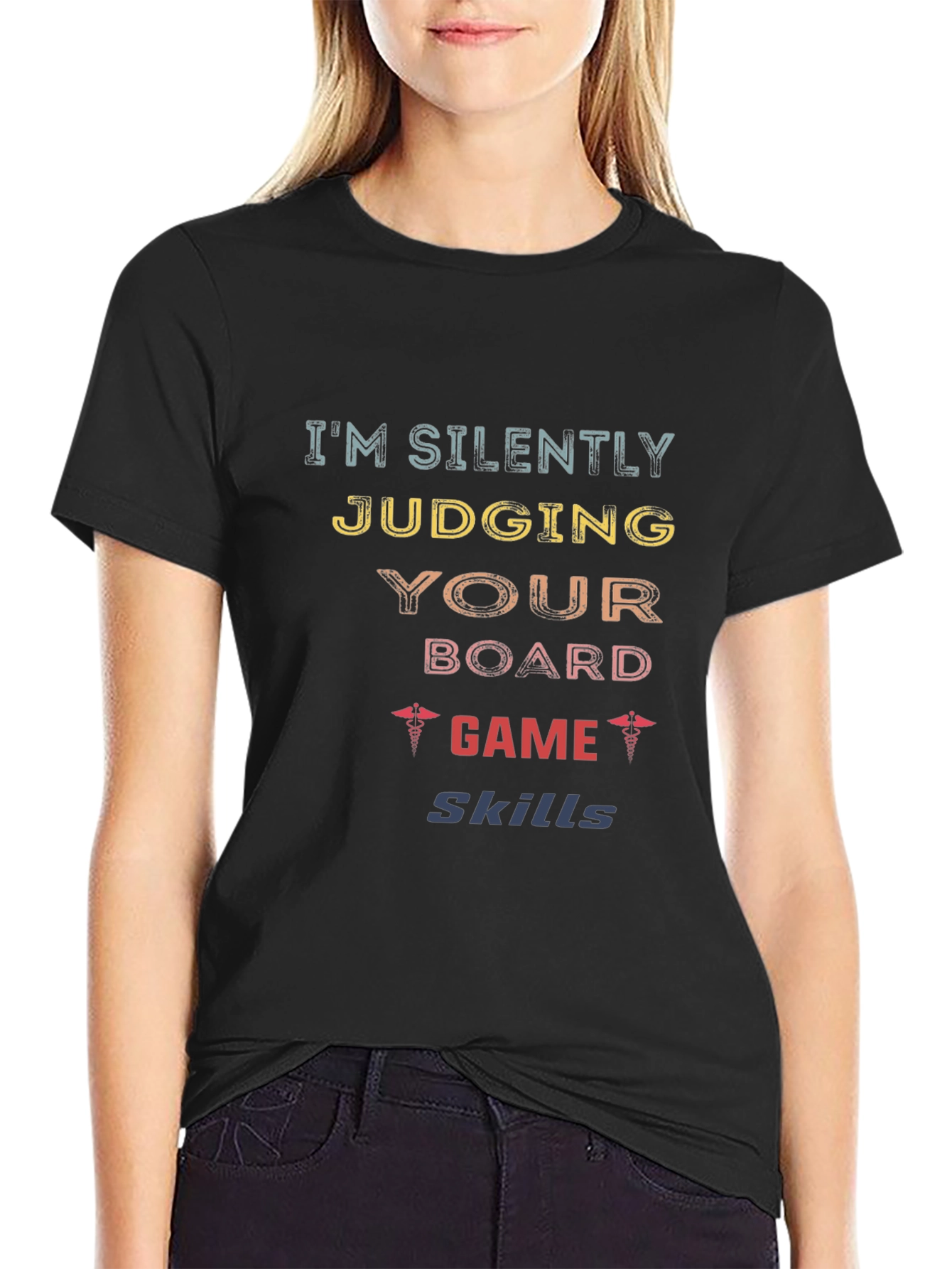 Silently Judging Board Game Skills T-Shirt